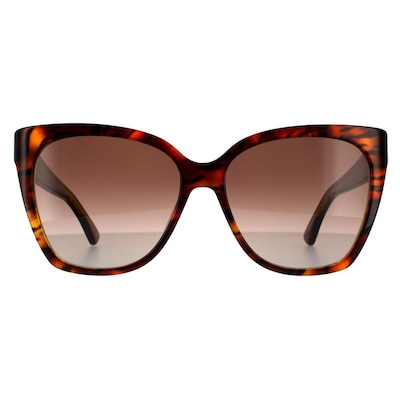 Moschino Square Havana Yellow Brown Gradient Sunglasses