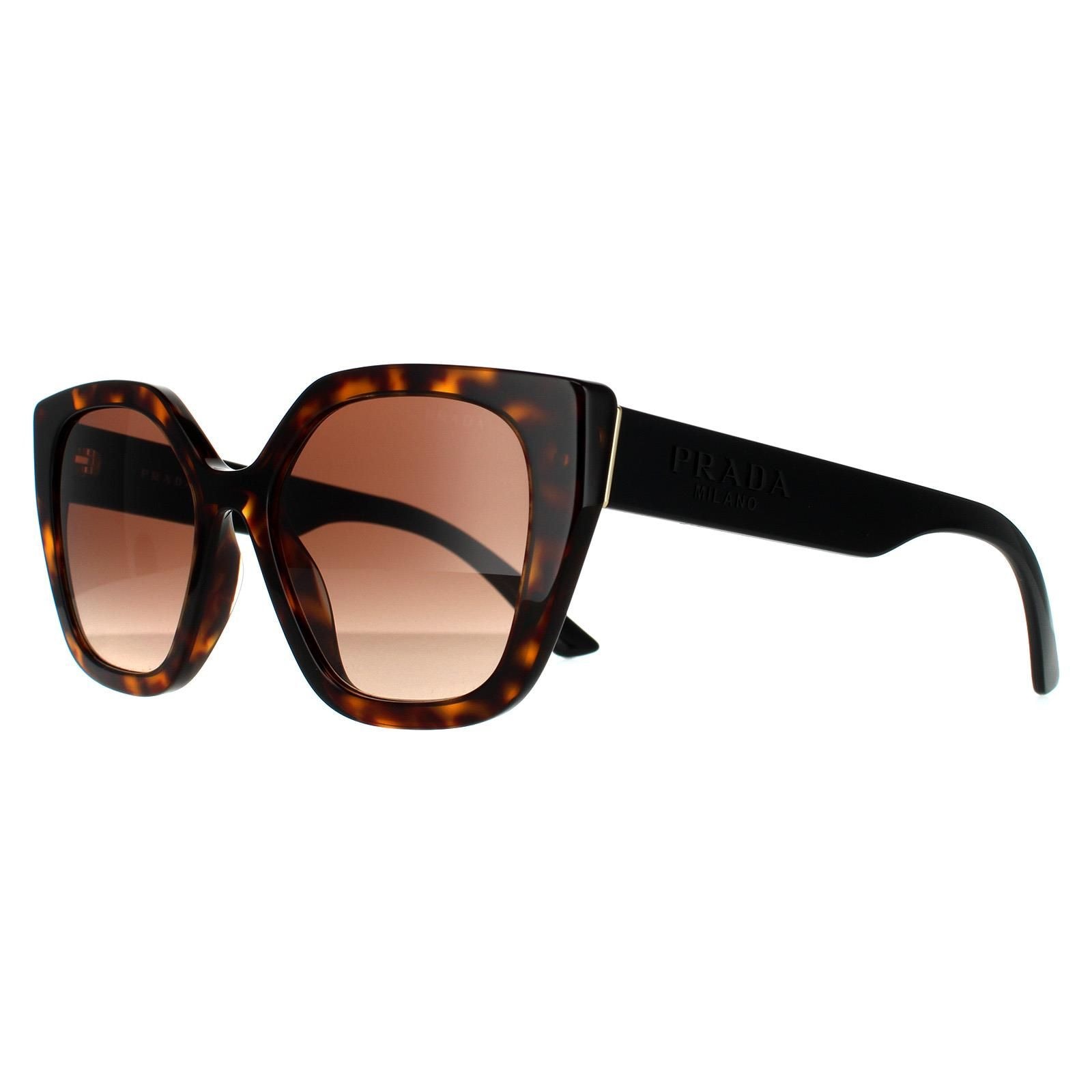 Prada Rectangle Havana Brown Gradient Sunglasses image 2