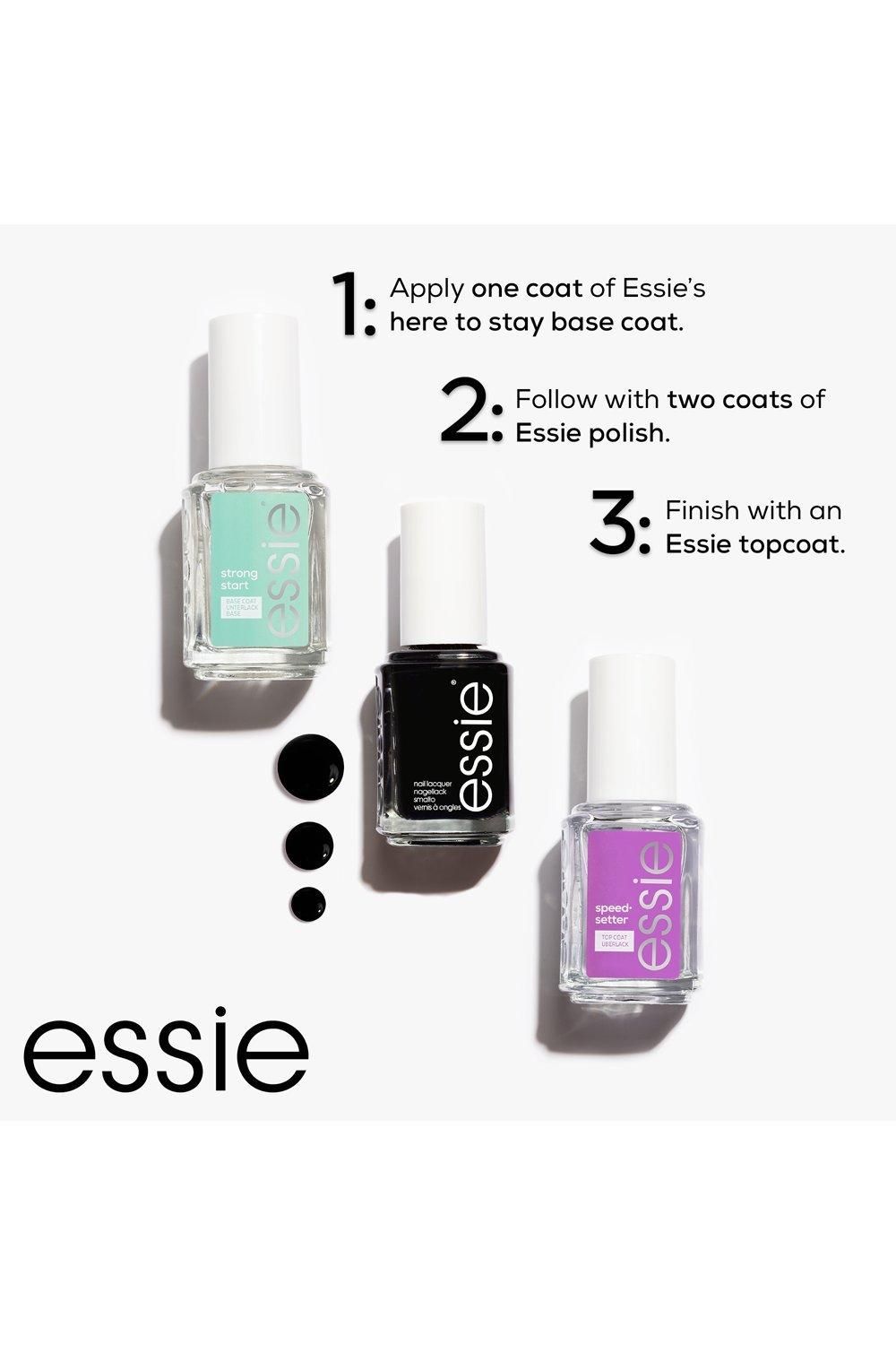Essie Nail Polish Original High Shine and High Coverage Licorice Dark Black image 4