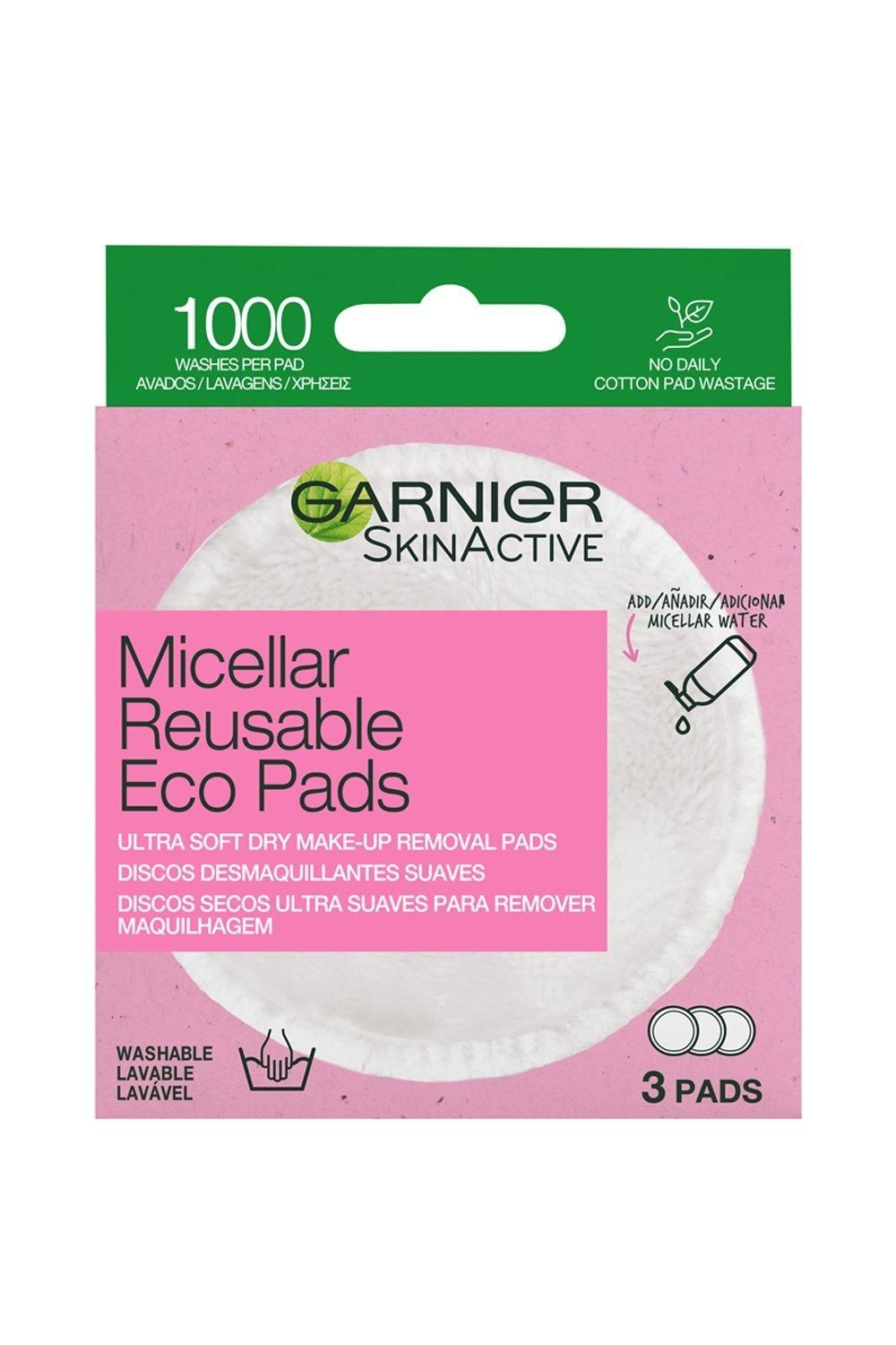 Garnier Micellar Reusable Make-up Remover Eco Pads Multi image 1