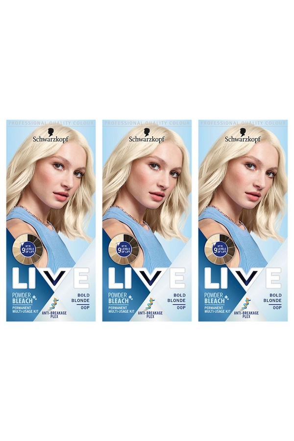 Schwarzkopf Live Post Bleach Toner Semi-Permanent 'Hair Dye' Soft Blond