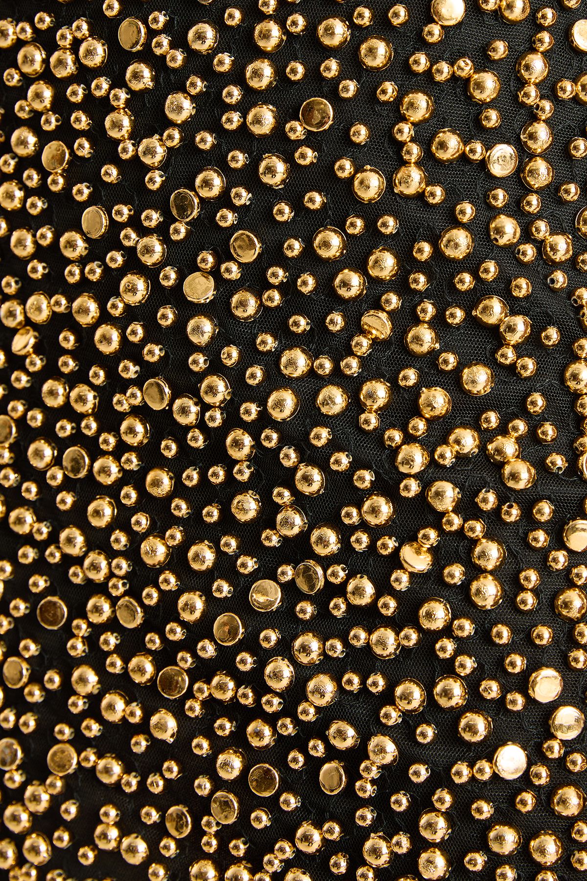 NastyGal Stud Embellished Mini Skirt Gold image 5