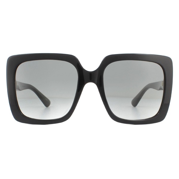 Gucci Square Black Grey Gradient Sunglasses