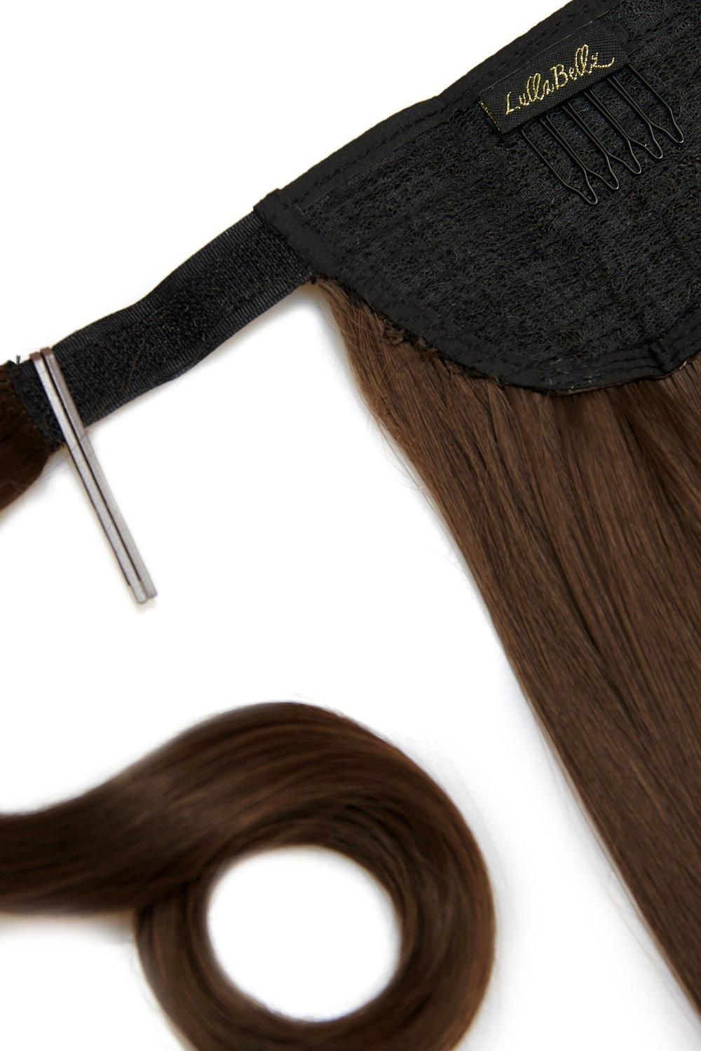 Lullabellz Grande 26" Blow Dry Wraparound Pony Choc Brown image 2