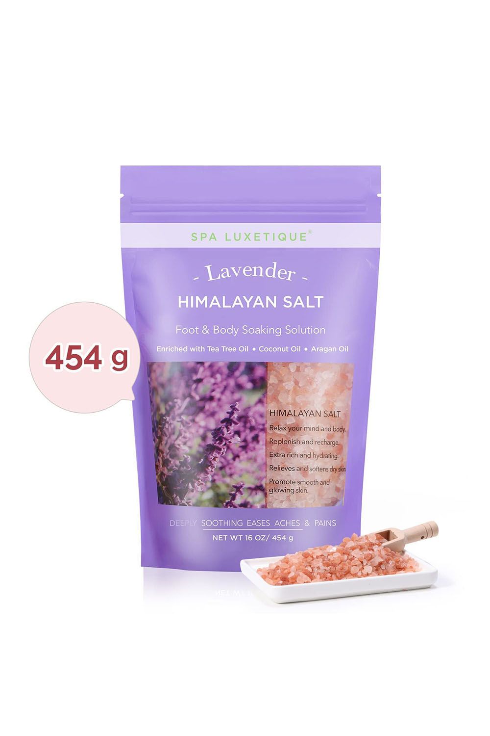 Living and Home 3x454g Bath Salts Gift Sets with Extra Lavender Essential Oil image 8