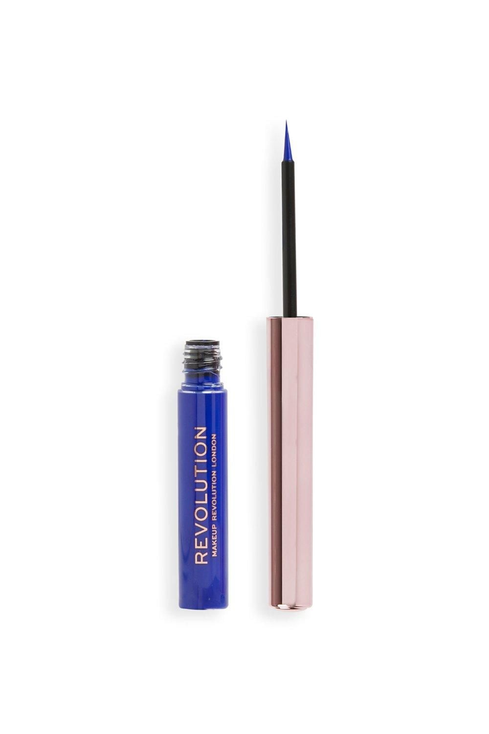 Revolution Super Flick Liquid Eyeliner Blue image 1