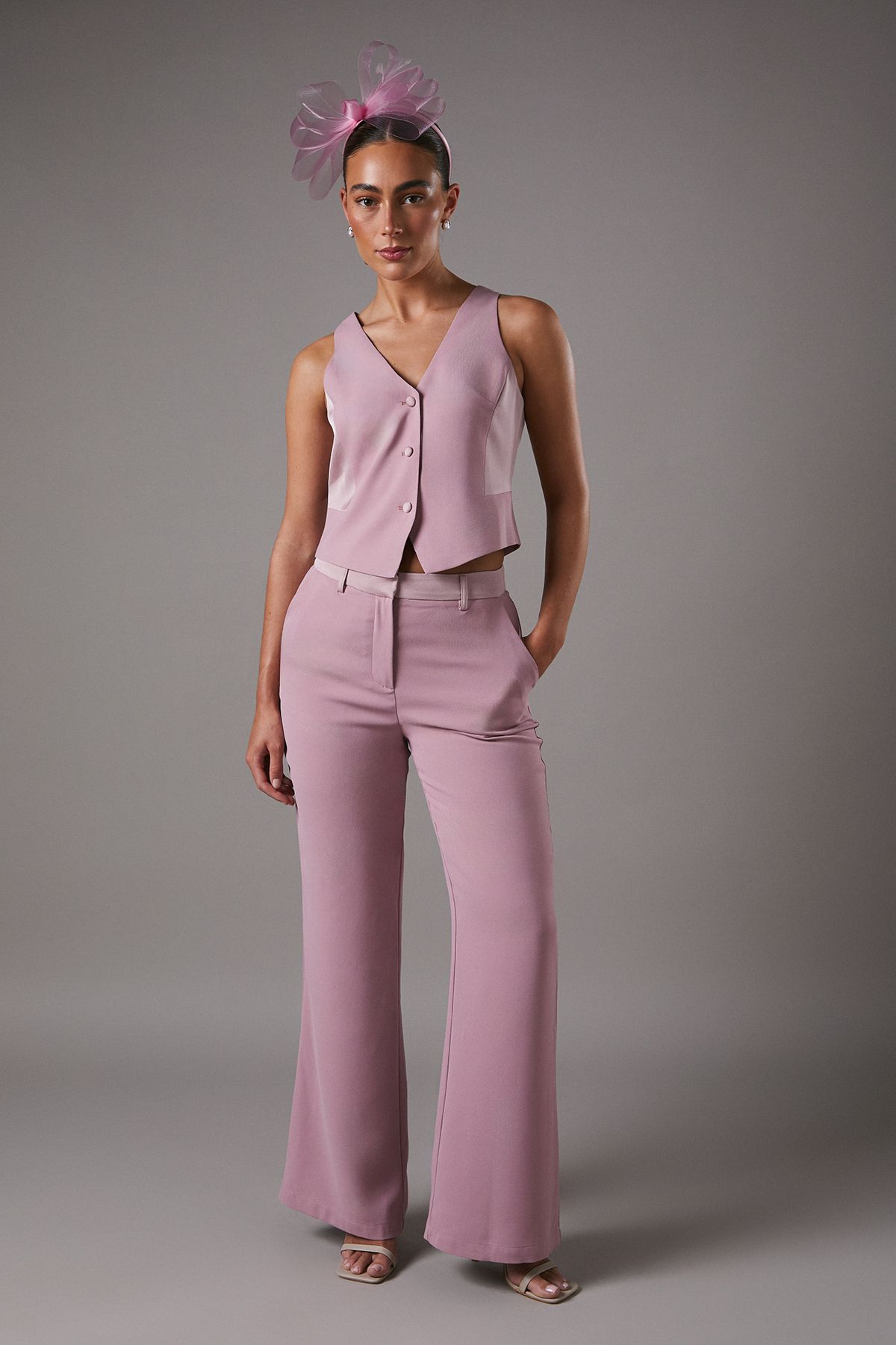 Coast Premium Flare Trouser Mink