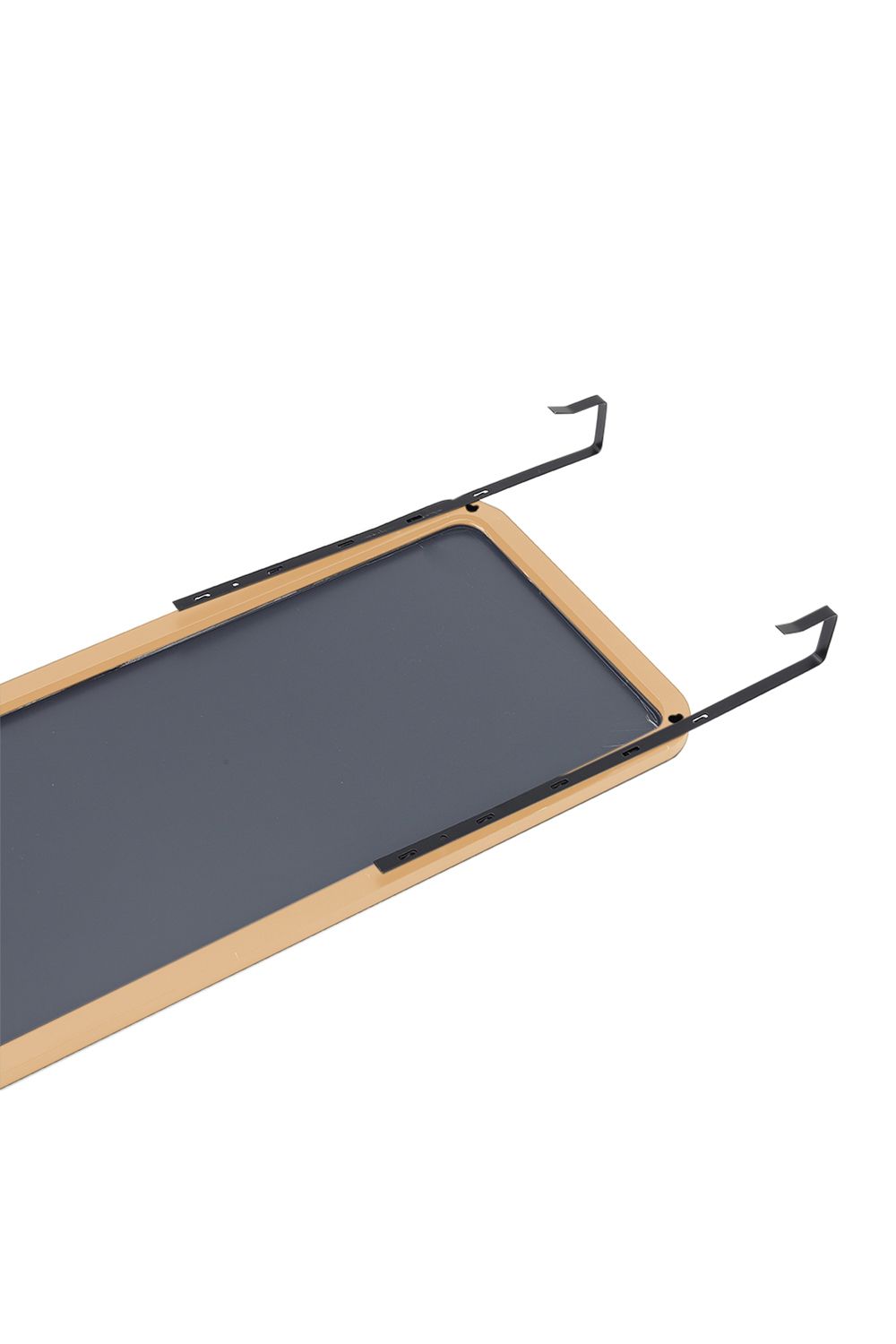 Living and Home Gold Rounded Rectangular Metal Frame Door/Wall Mount Mirror for Hallway, Bedroom & Bathroom, 28cm W x 118cm H image 8