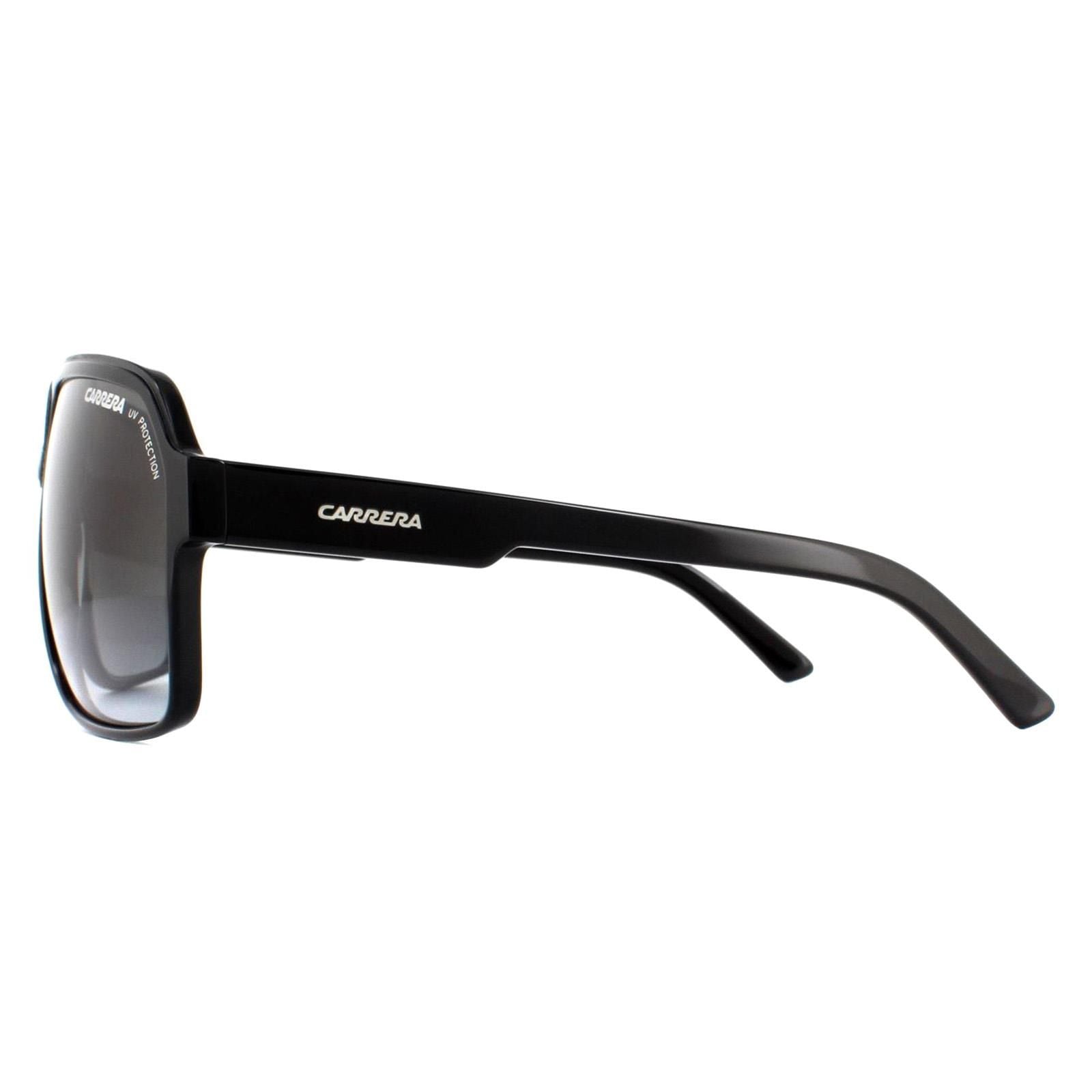 Carrera Aviator Black Grey Gradient Sunglasses image 3
