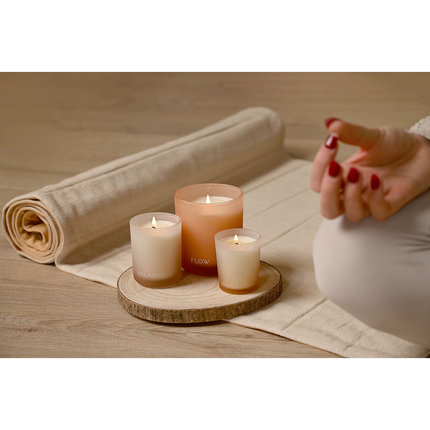 Serenity Flow Candle 120g Bergamot, Myrrh & Sandalwood image 6