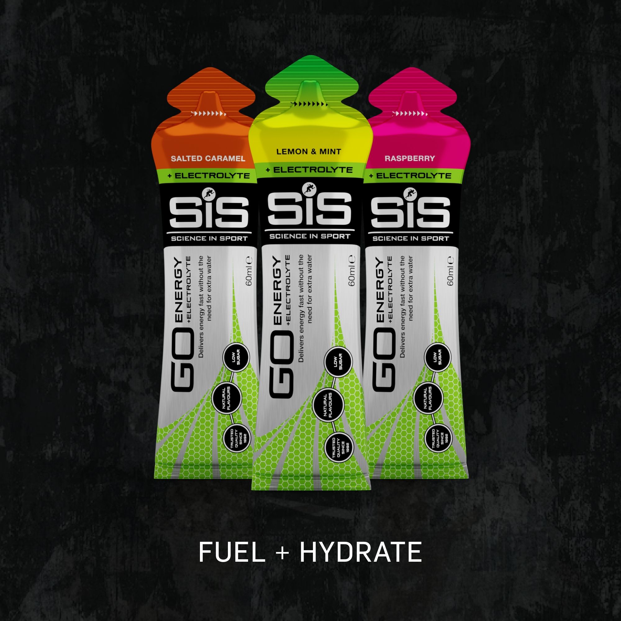 Science in Sport GO Energy + Electrolytes 60ml Gel - Lemon & Mint - 6 Pack image 5