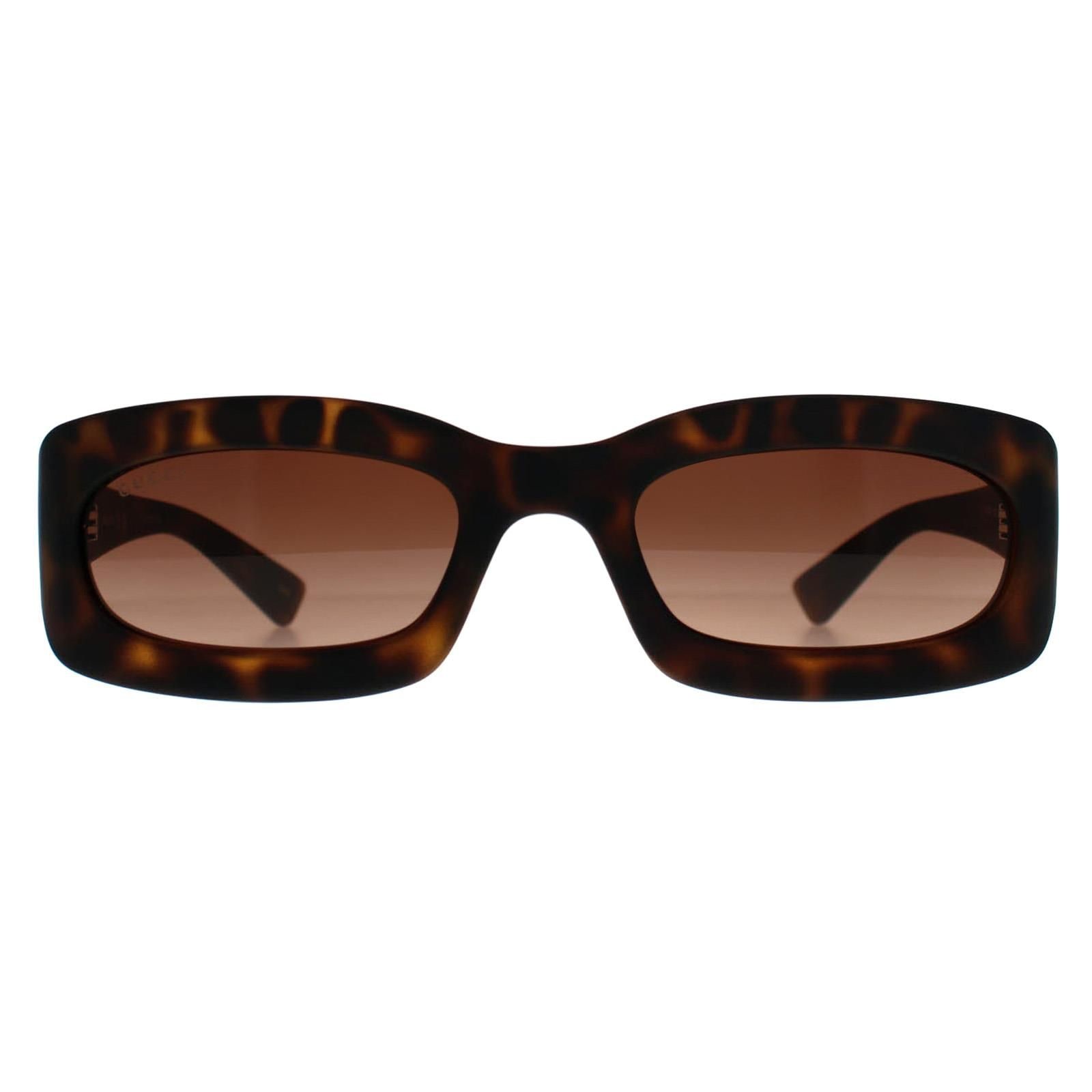 Gucci Rectangle Havana Brown Gradient GG1786S image 1