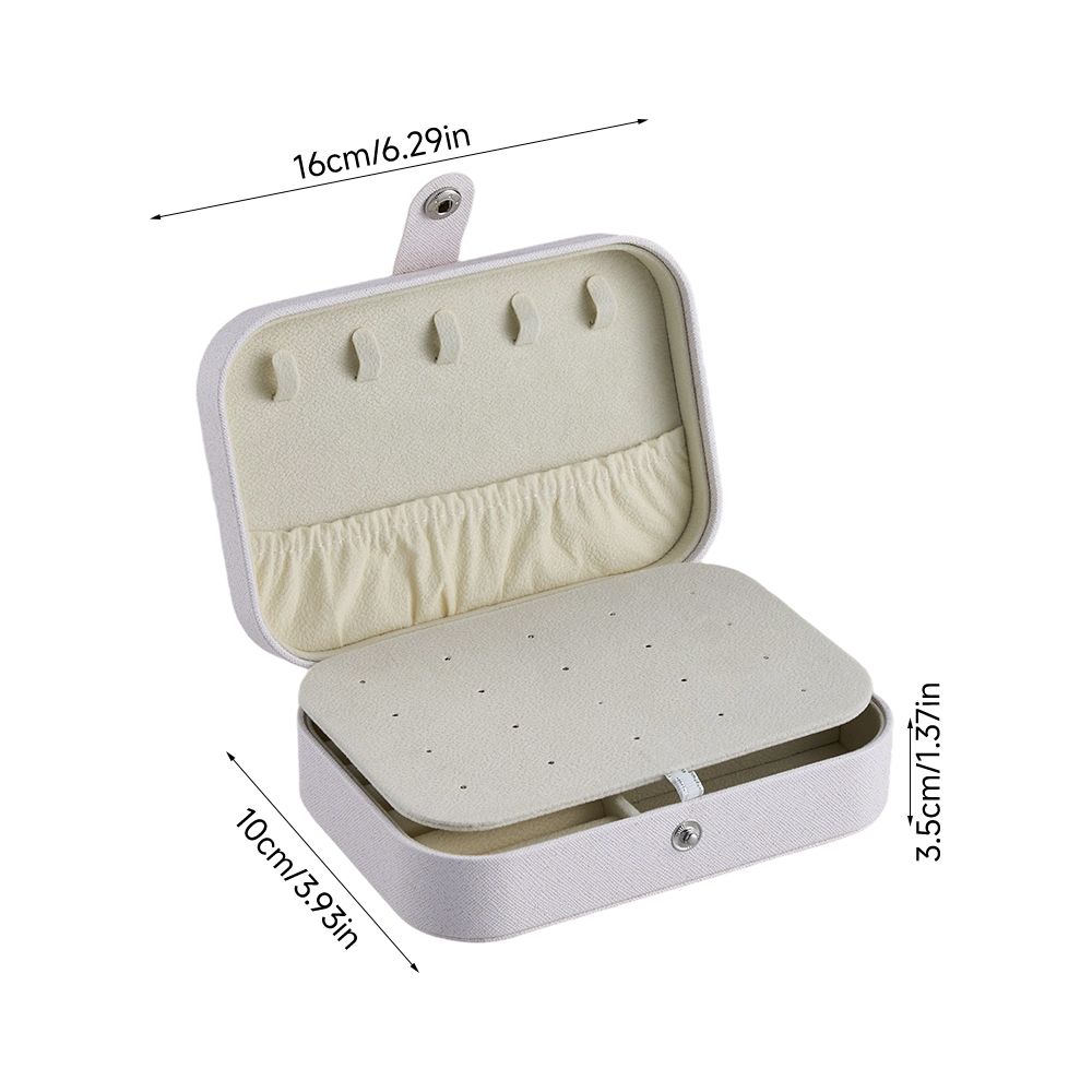 SHEONLY Portable PU Leather Travel Jewellry Box image 6