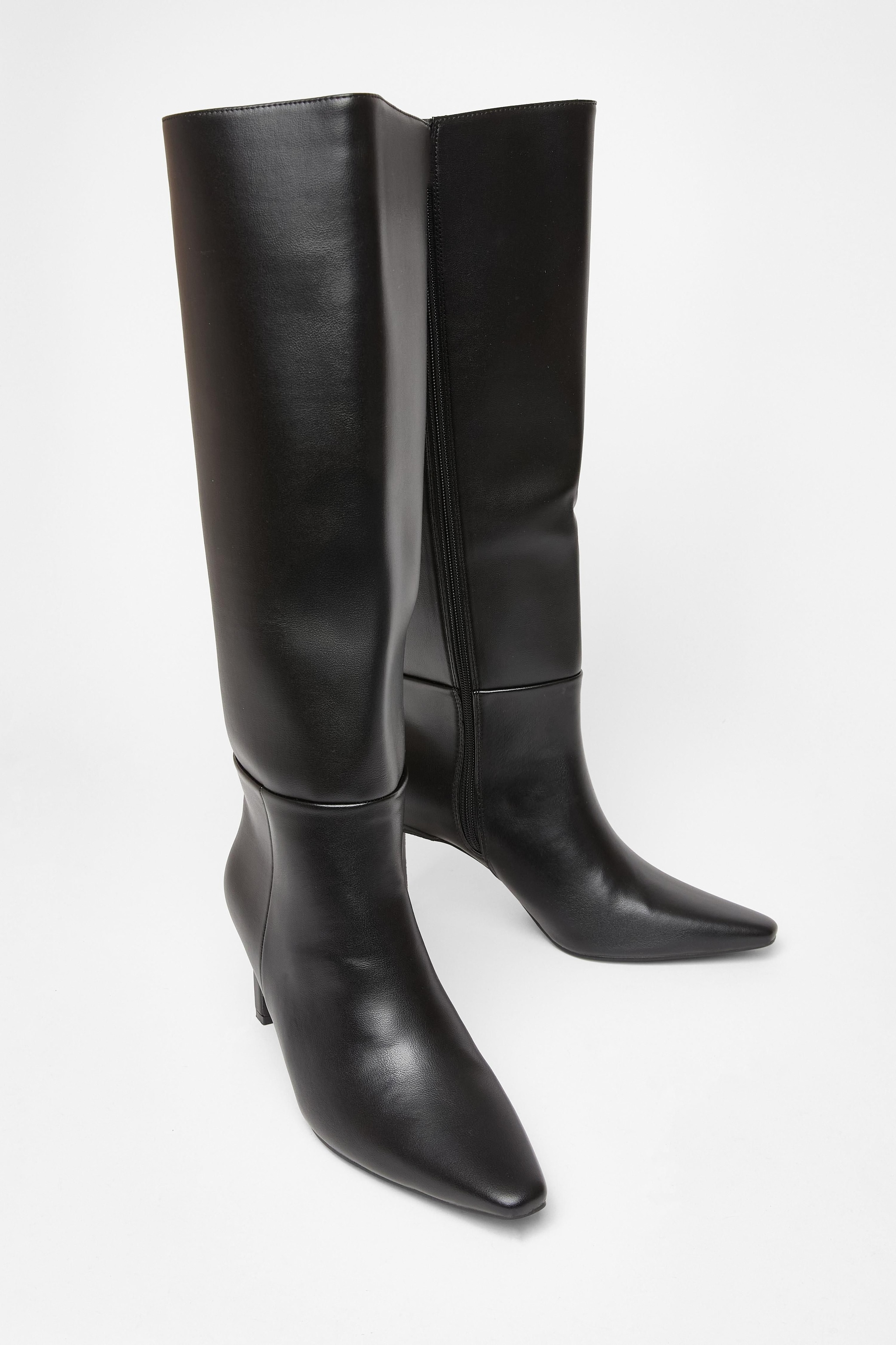 Quiz Black Knee High Boots image 2