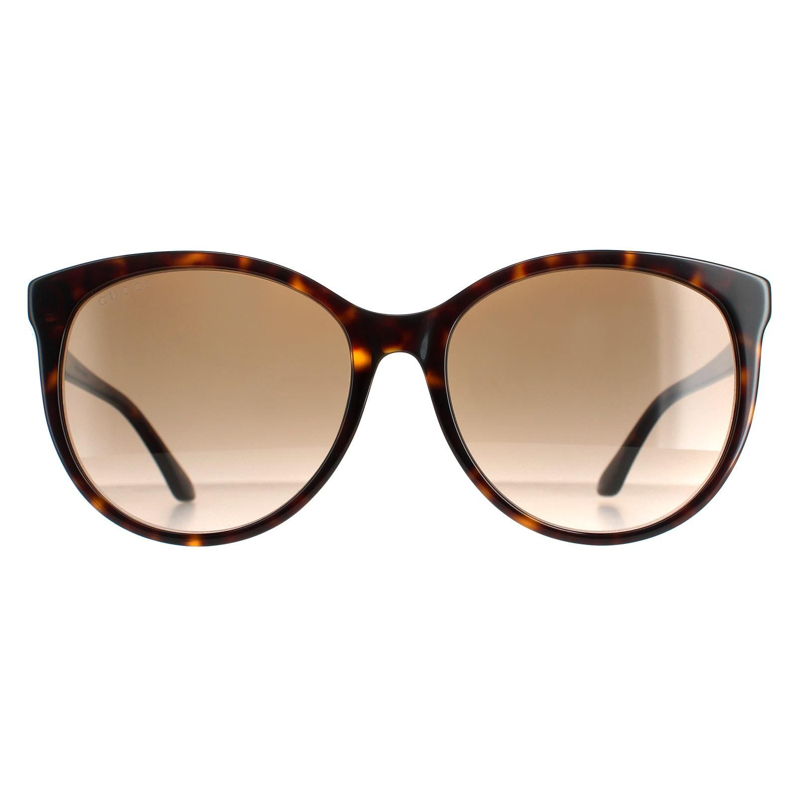 Gucci Round Havana Brown Gradient GG0729SA image 1