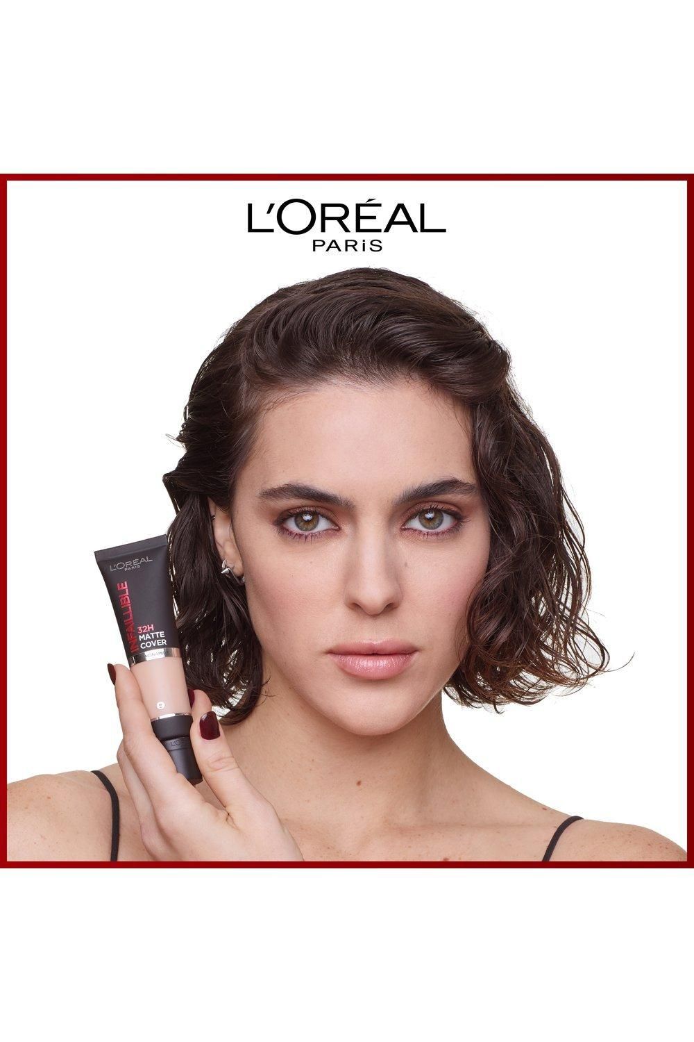 L'Oréal Paris Infaillible 32H Matte Cover Liquid Foundation Golden Sand image 6