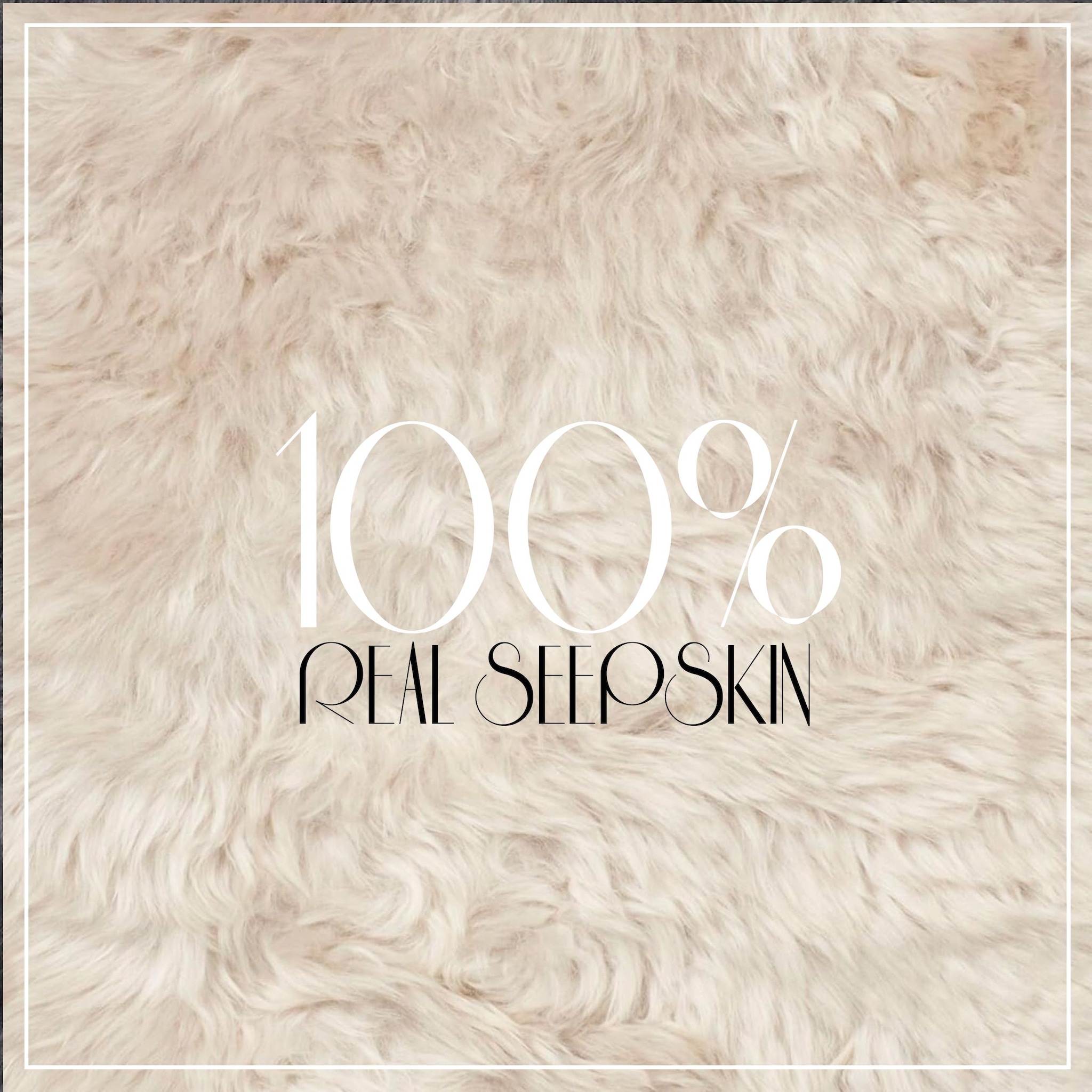 Infinity Leather Luxury Genuine Sheepskin 40x40cm Real Wool Single Sided Cushion image 3