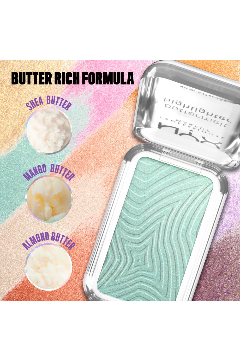 NYX Professional Makeup Buttermelt Highlighter 5g Butta Mint image 7