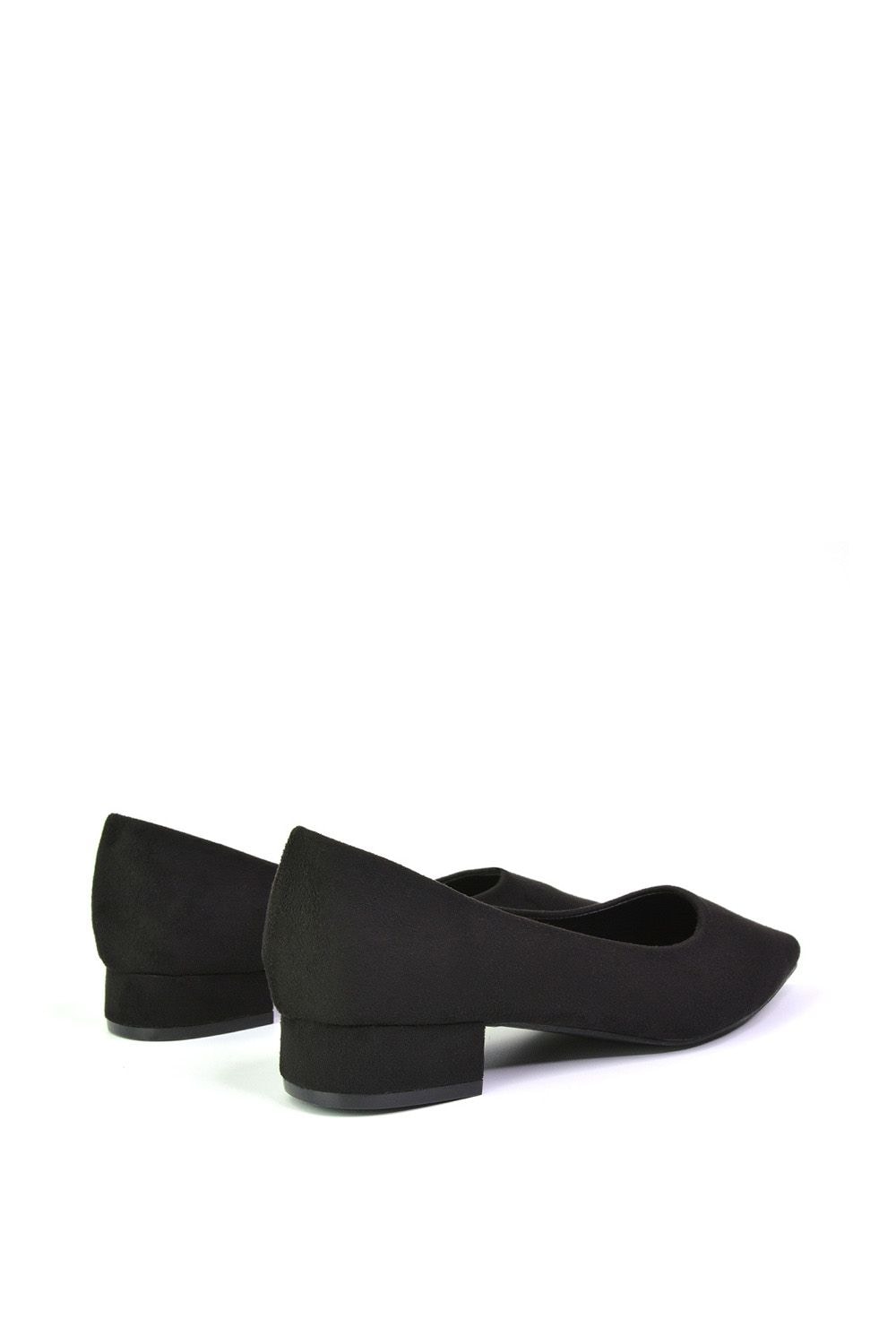 XY London 'Karen' Pointed Toe Wedding Shoes Low Heel Bridal Heels image 5