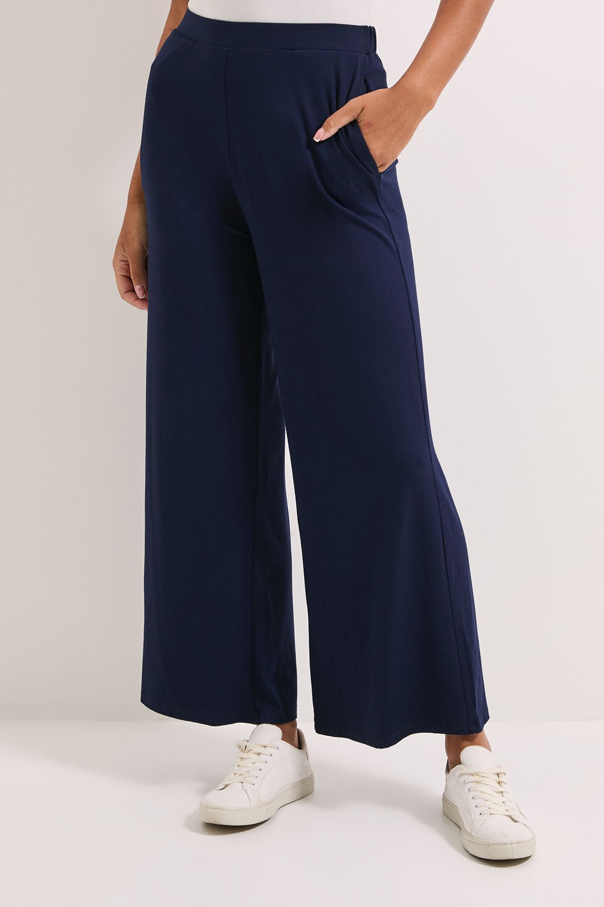 Dorothy Perkins Wide Leg Trouser Navy image 2
