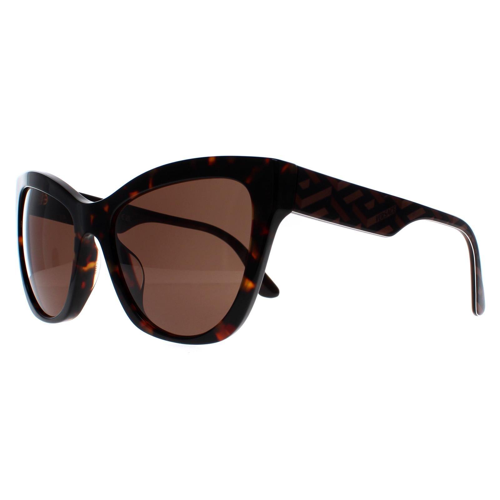 Versace Cat Eye Havana Pattern Dark Brown VE4417U image 2