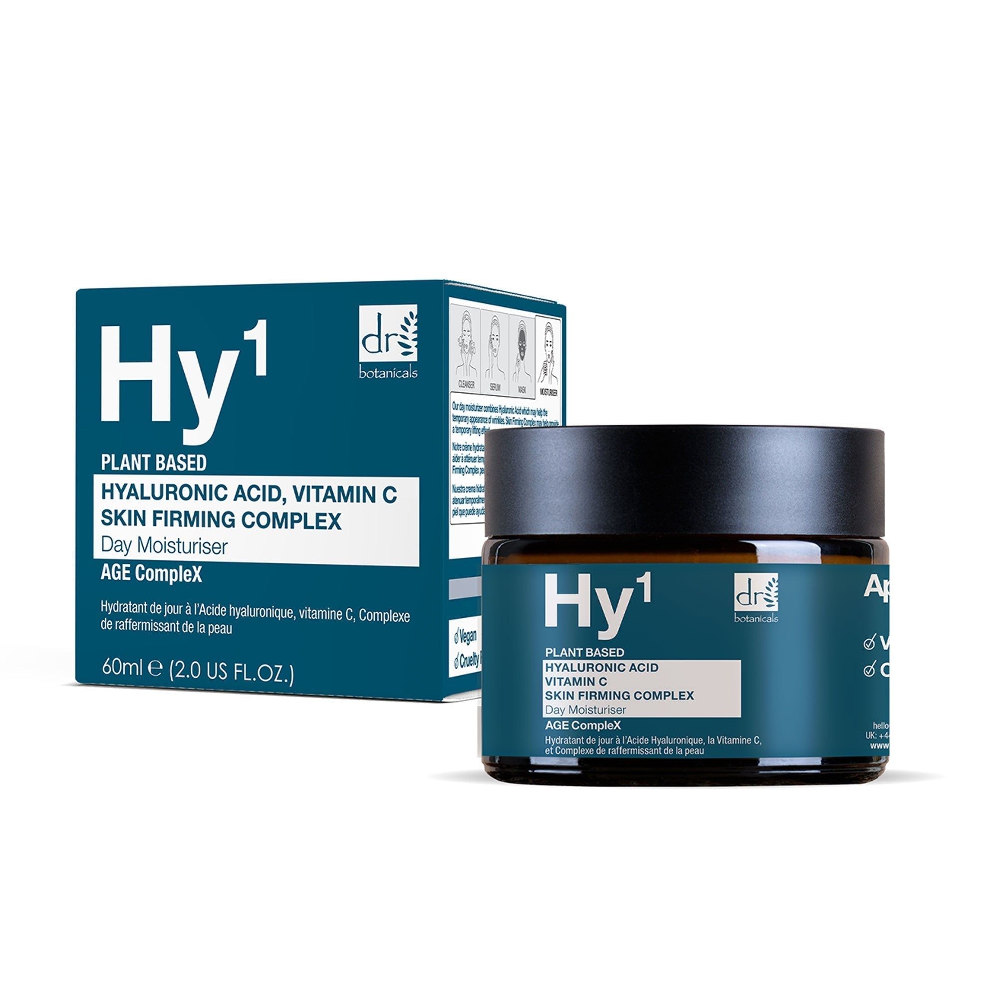 Dr. Botanicals Anti-Ageing Hyaluronic Acid Day Moisturiser & Mask Kit image 2
