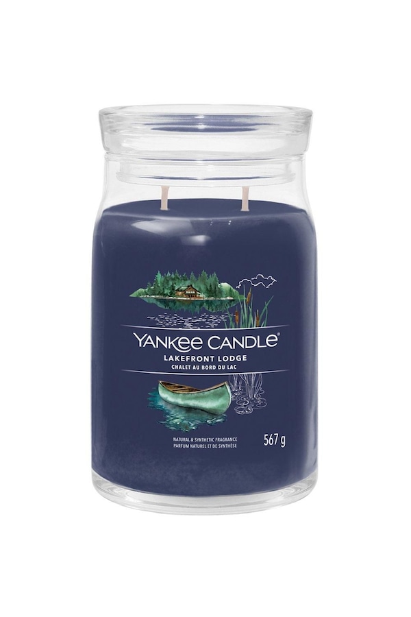 Yankee Candle Signature Large Jar Lakefront Lodge Blue