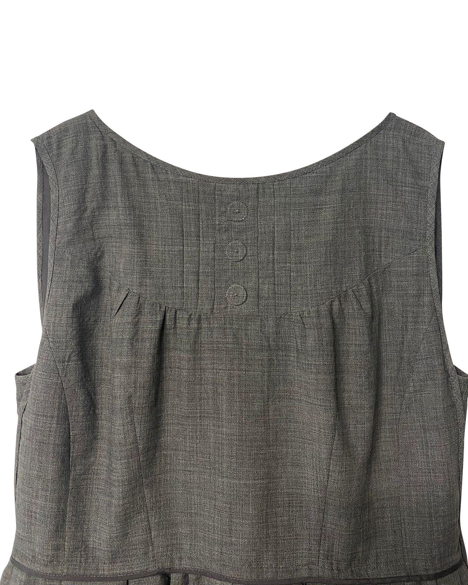 Marc Jacobs Preloved Embroidered Eyelet ALine Dress Wo - Grey Dresses image 5