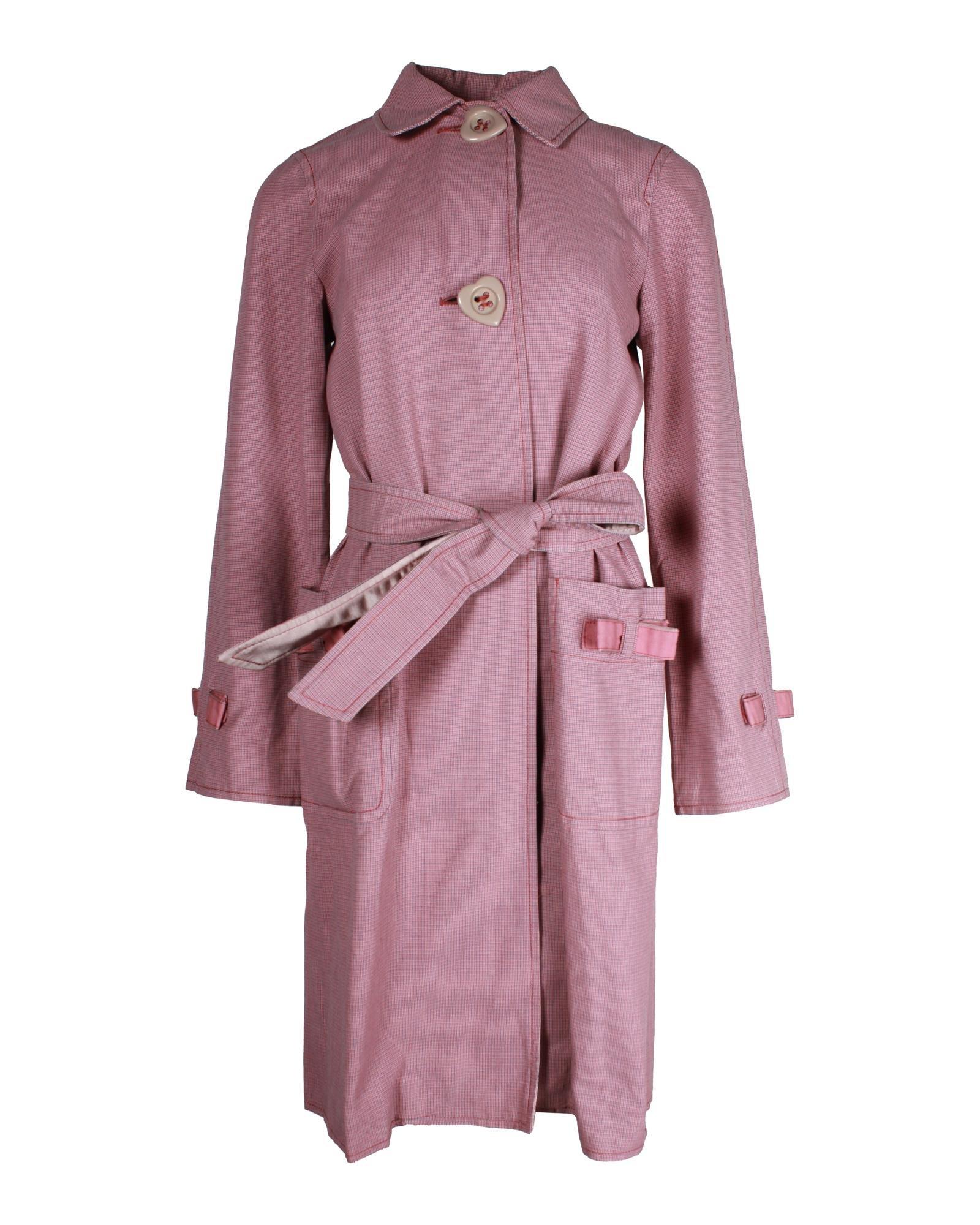 Marc Jacobs Preloved Check Coat Belted Style Wo - Pink image 1