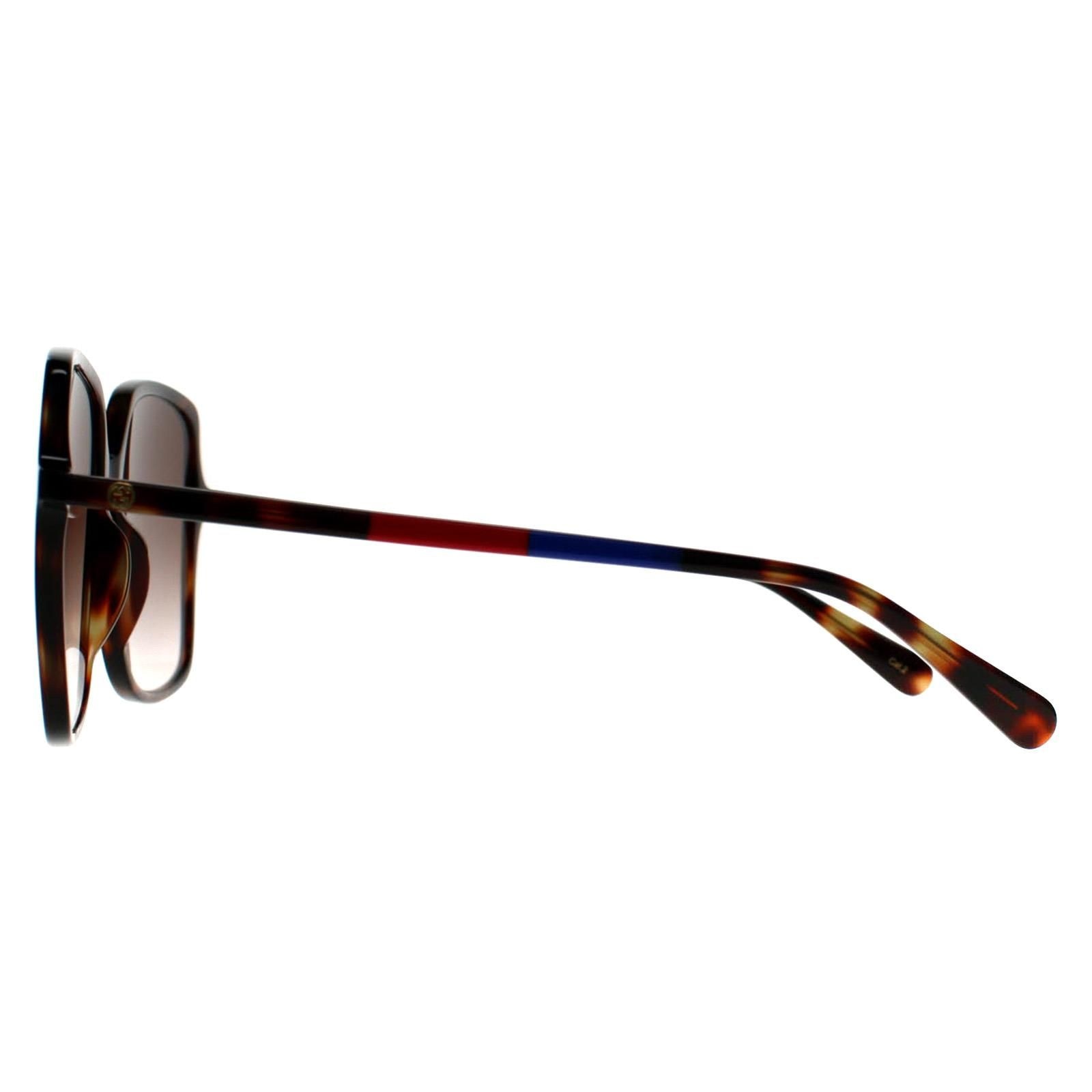 Gucci Square Havana Brown Gradient GG0544S image 3