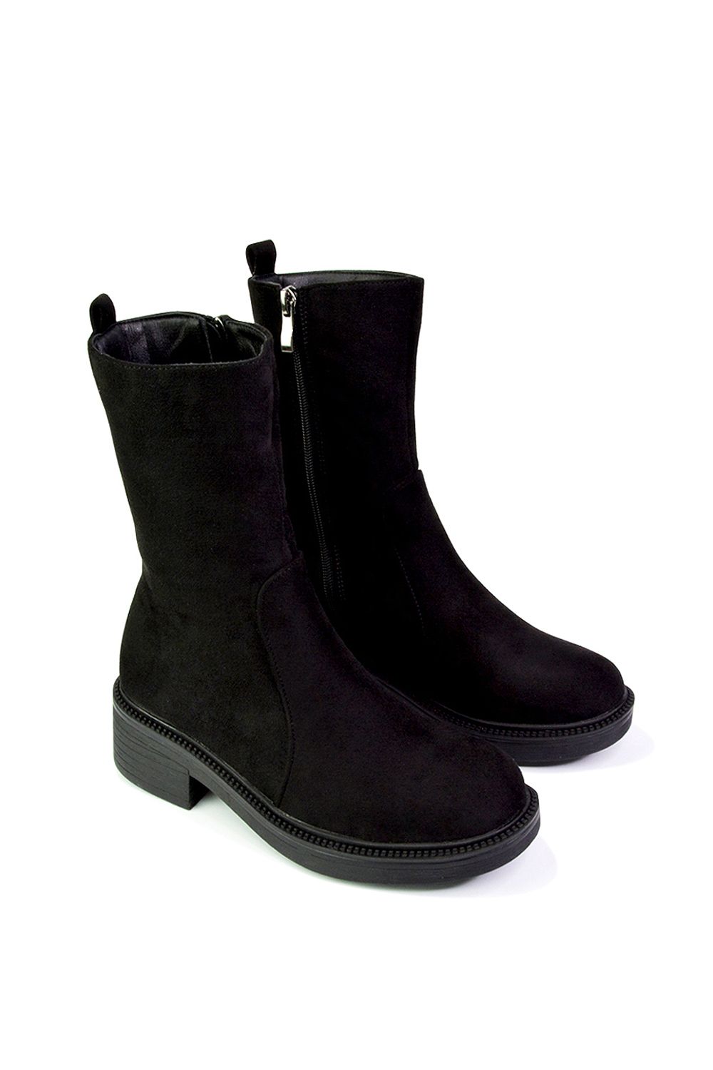 XY London 'Senna' Calf High Cleated Sole Boots image 2