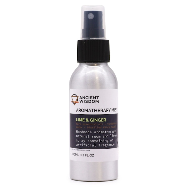 KDMD 100ml Essential Oil Mist - Lime & Ginger