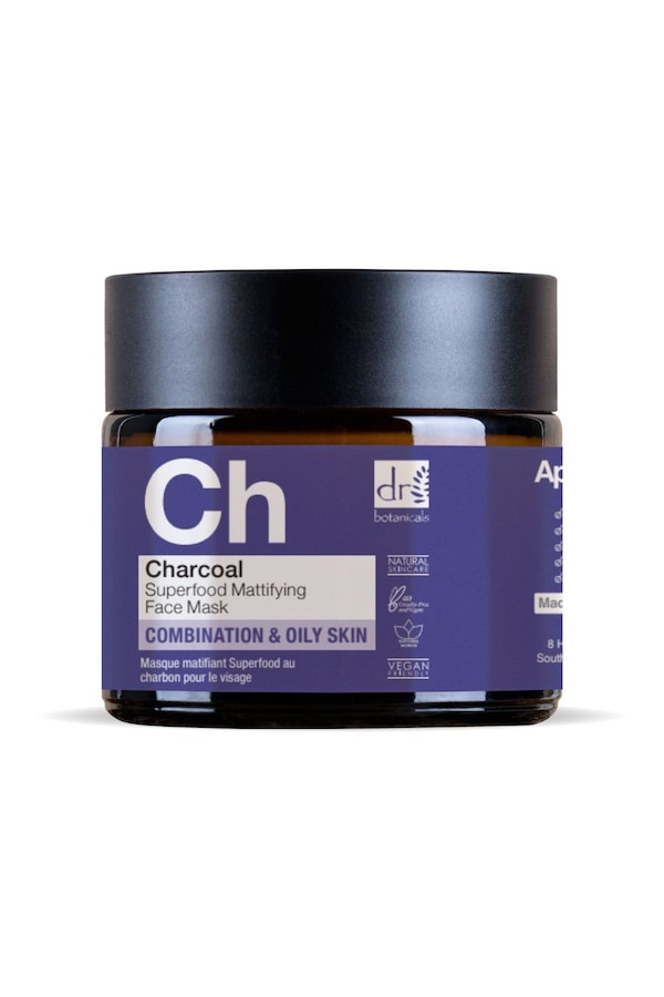 Dr. Botanicals Charcoal Superfood Mattifying Face Mask 60ml