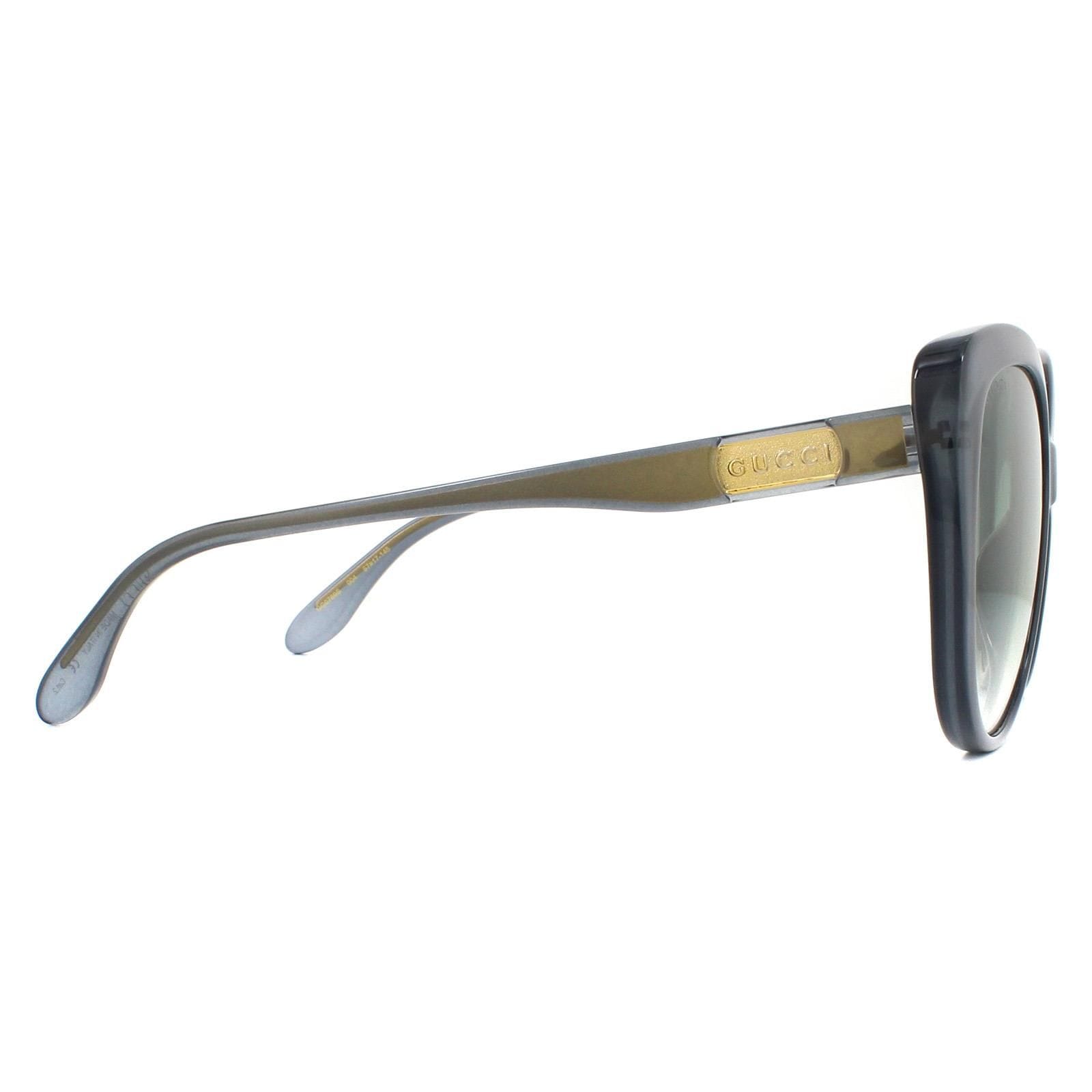 Gucci Cat Eye Blue Green Gradient Sunglasses image 4