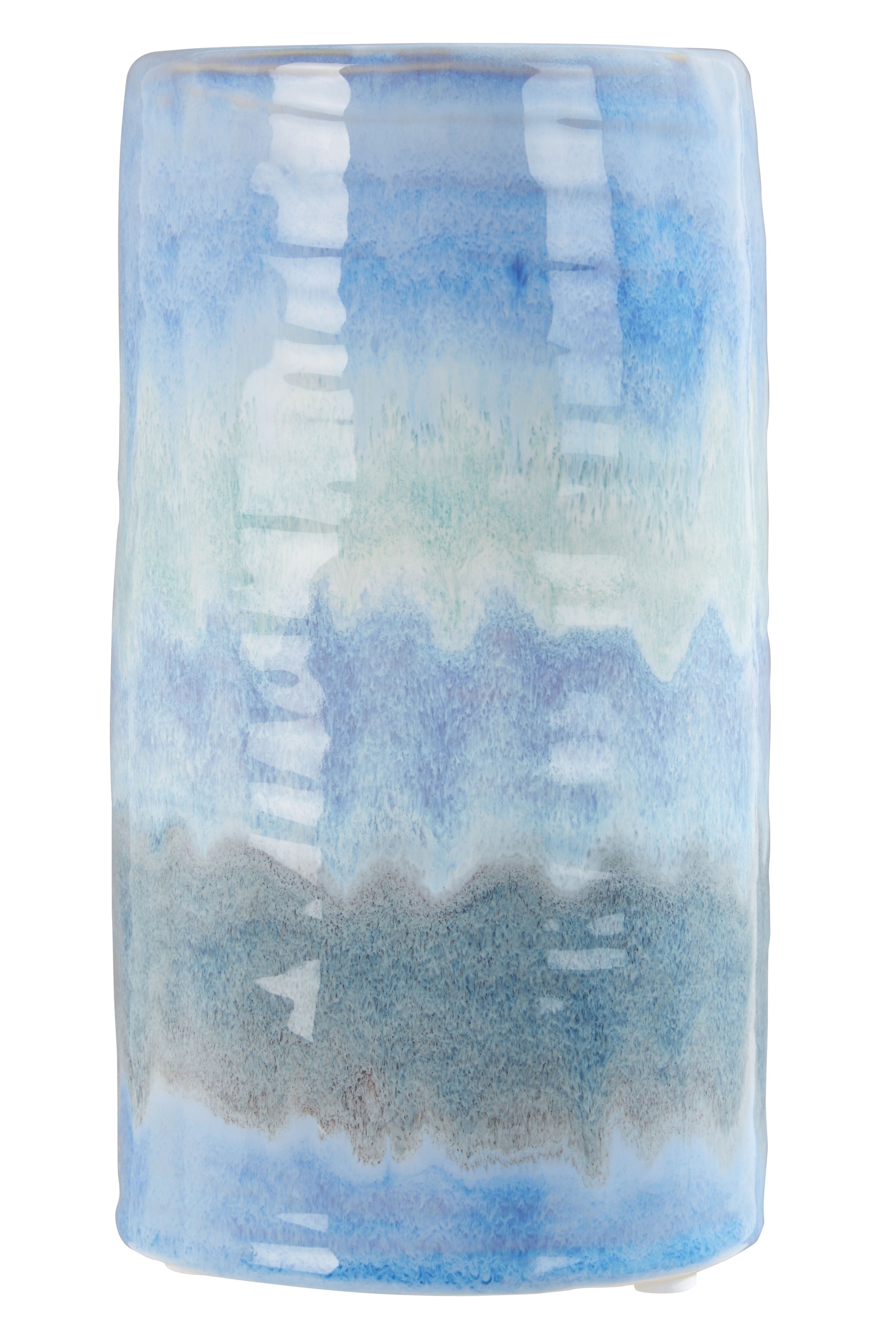 Orsina Portable Small Grey Vase, Versatile Flower Vase, Glazed Finish Stoneware, Ceramic Pottery Vase image 1