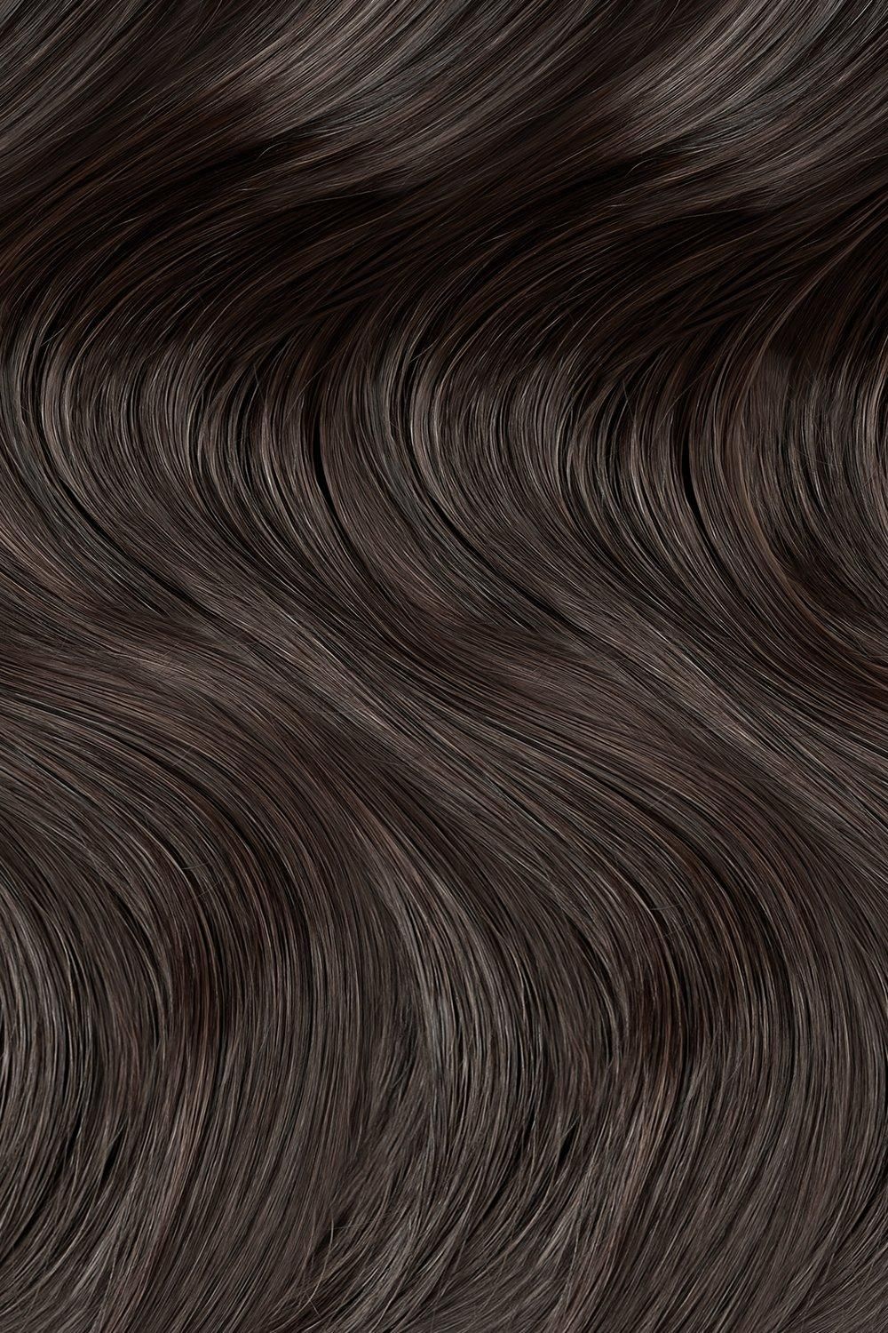 Beauty Works 18'' Deluxe Clip-In Extensions Dark Chocolate image 2