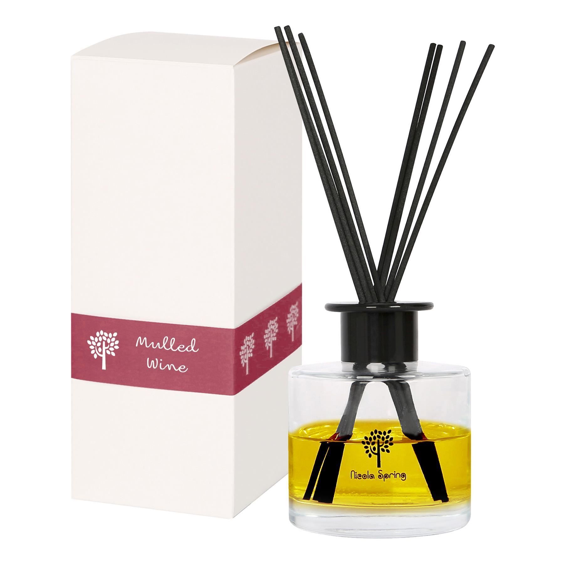 Nicola Spring 200ml Mulled Wine Reed Diffuser - Festive Scent with 8 Reeds image 1