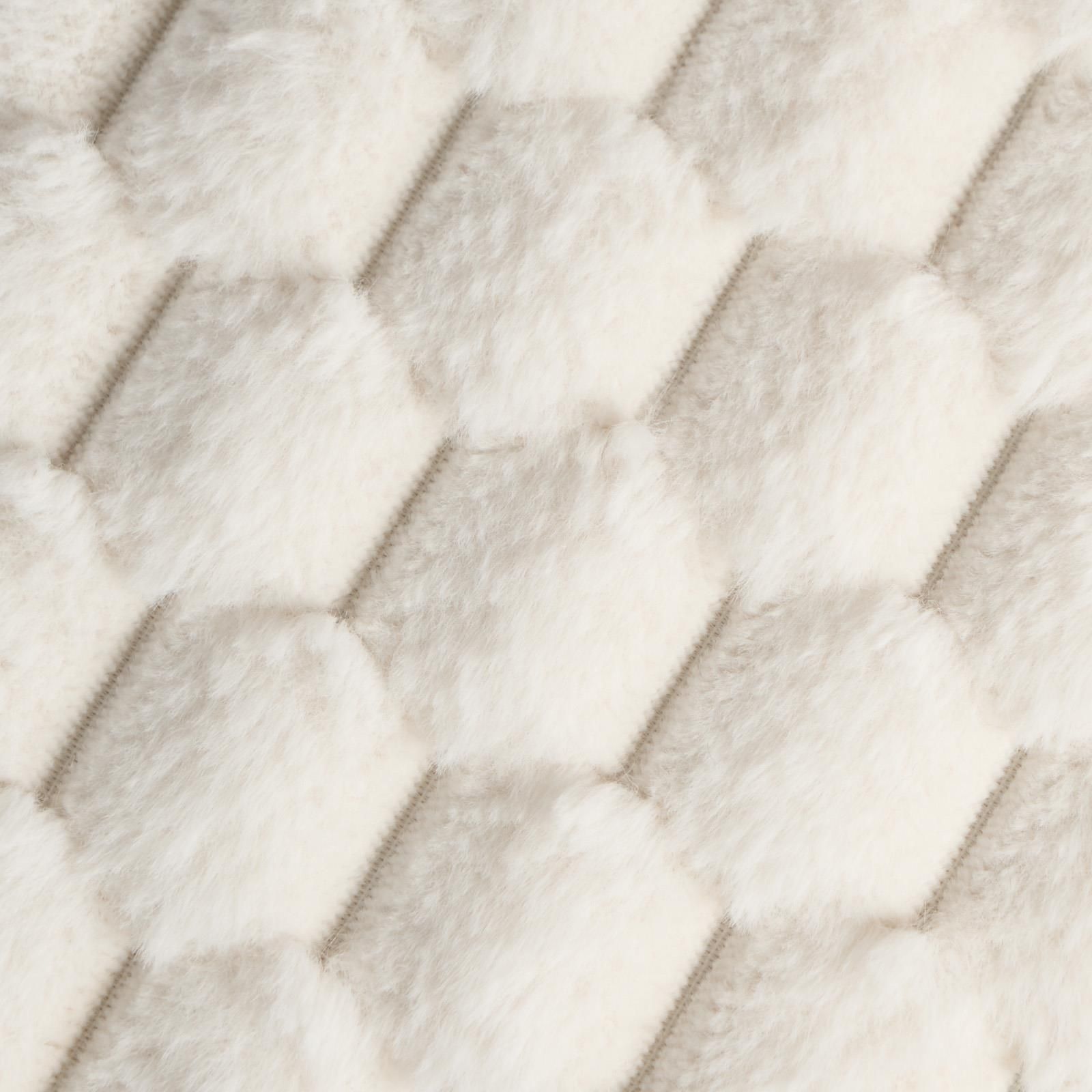 OHS 4 Pack Waffle Faux Fur Filled Cushion Covers - 45 x 45cm image 3