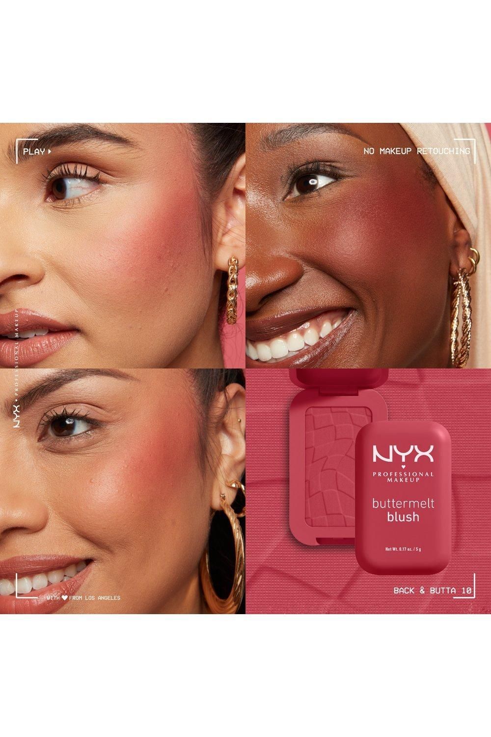 NYX Professional Makeup Buttermelt Blush Powder Blush Back And Butta image 5