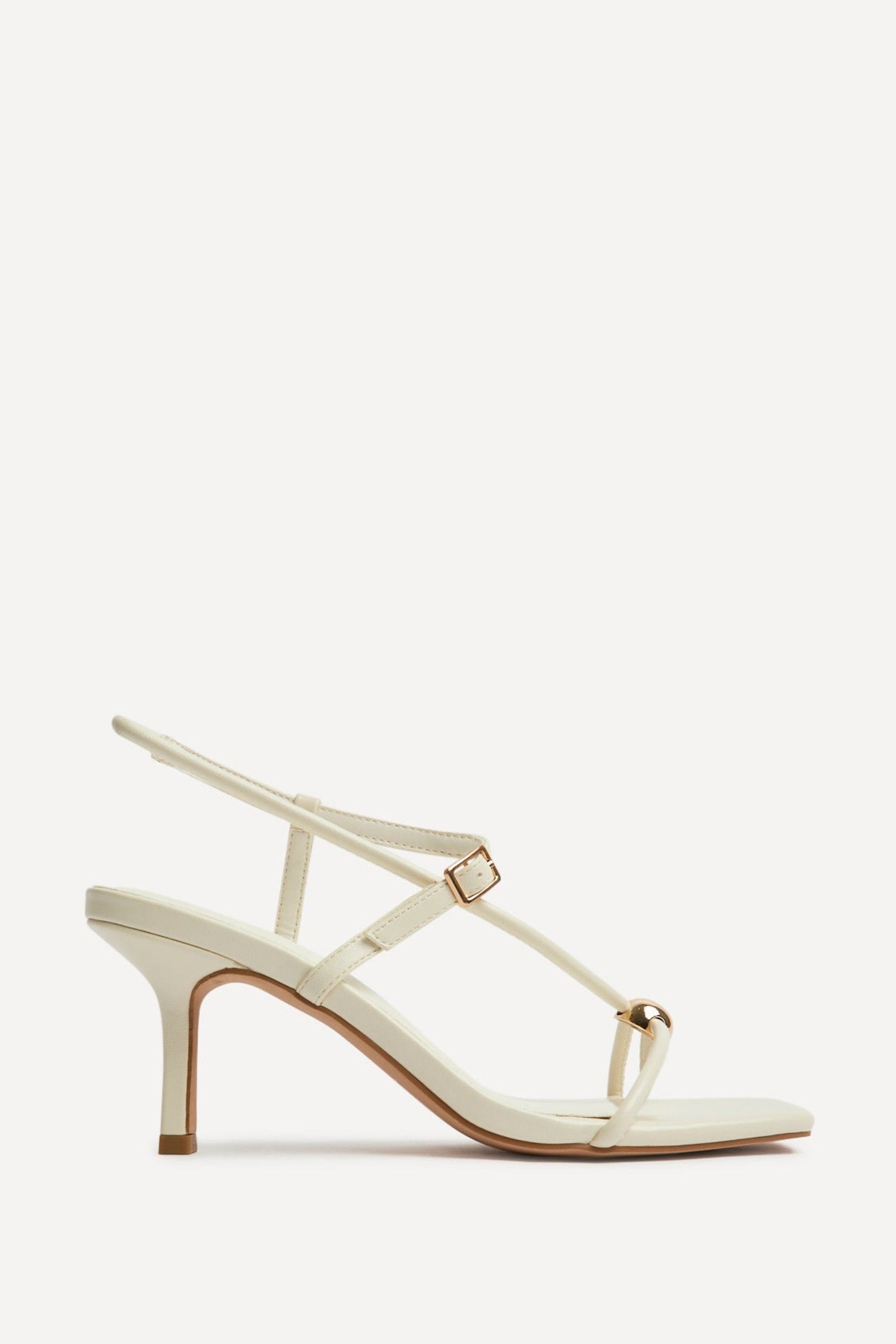 Linzi Immersed White Heeled Sandals
