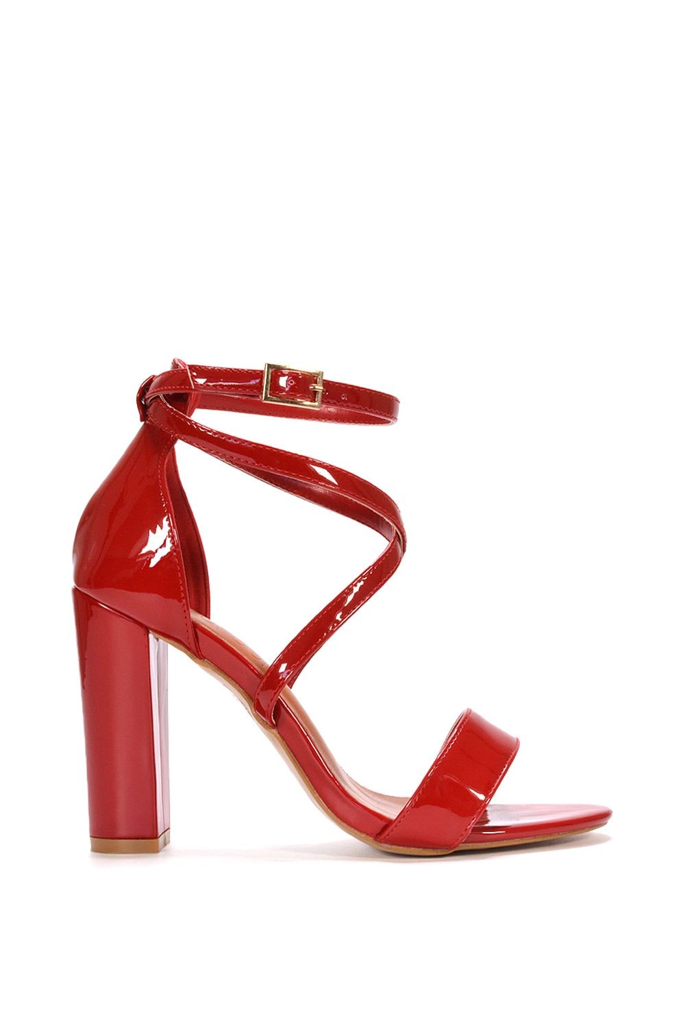 XY London 'Briella' Strappy High Block Heel Sandals image 2