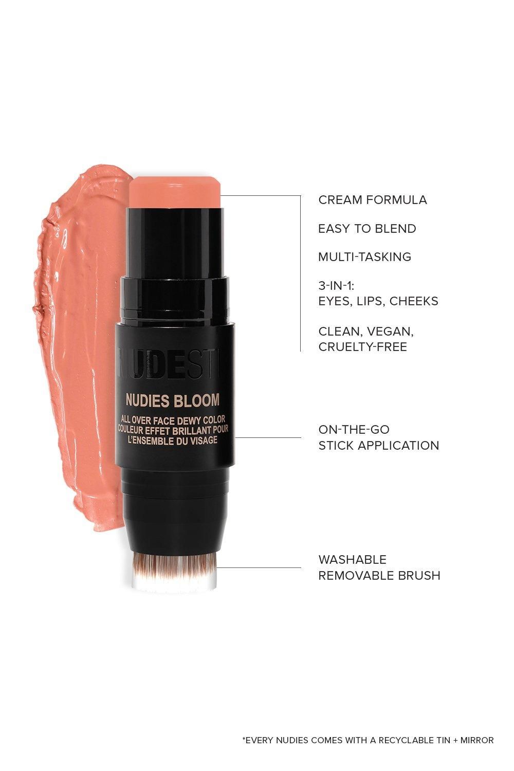 Nudestix Nudies All Over Face Bloom Blush Sweet Peach Peony image 3