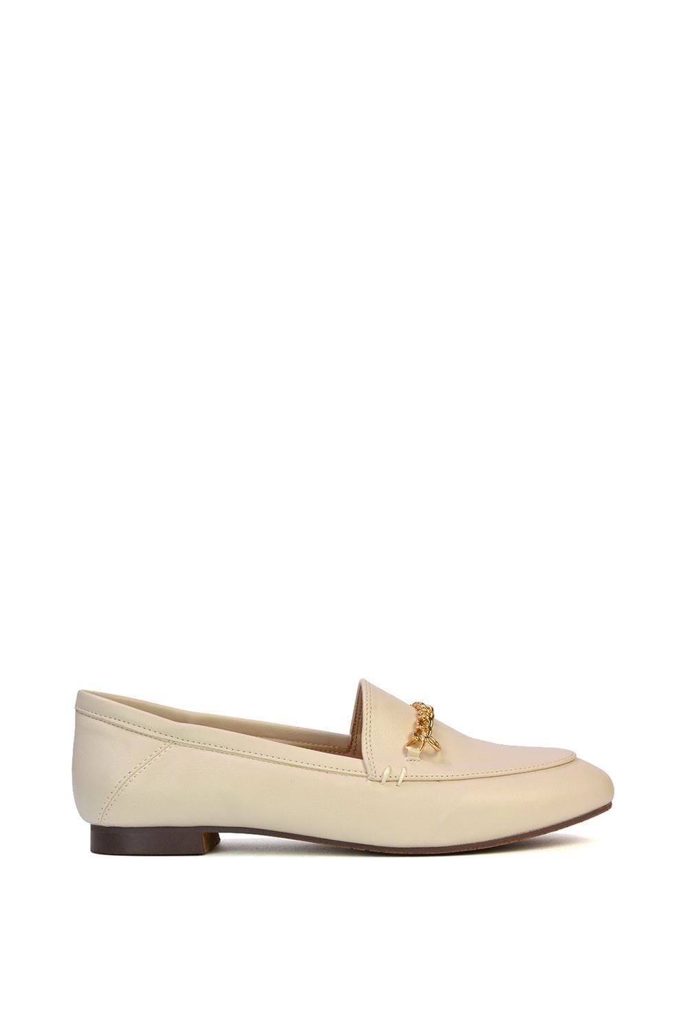 XY London 'Tessah' Chain Detail Flat Heel Slip On Loafers image 1