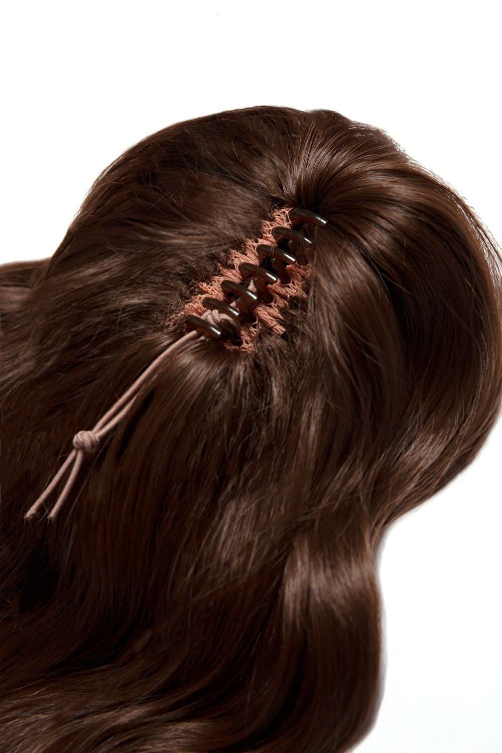 Lullabellz Brushed Out Wave 16inch Claw Clip Pony Dark Brown image 3