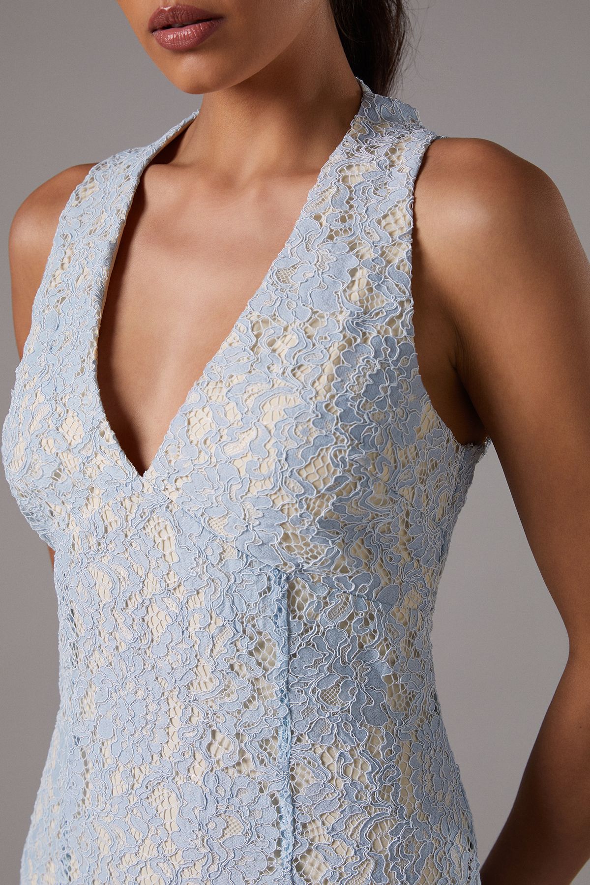 Coast Lace Maxi Dress Pale Blue image 5