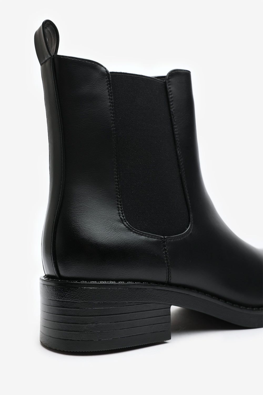 Where's That From 'Miriam' Block Heel Chelsea Zip Ankle Boots In Faux Leather image 3