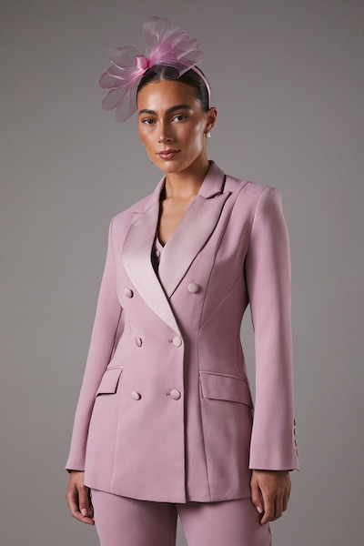 Coast Premium Double Breasted Blazer Mink