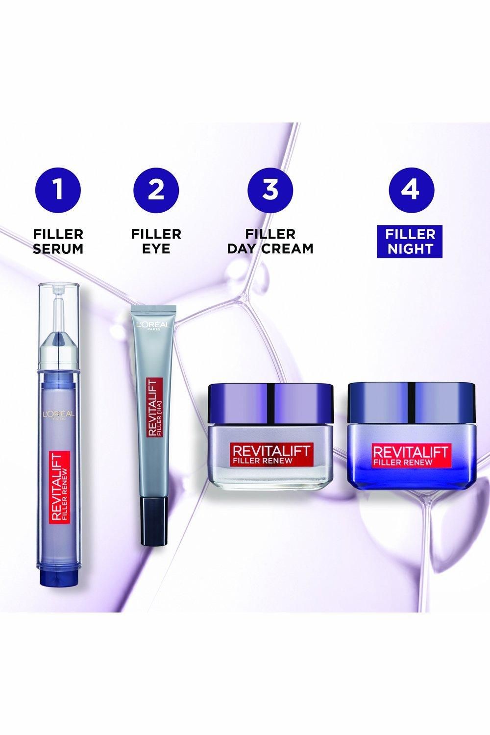 L'Oréal Paris Revitalift Filler and Hyaluronic Acid Anti-Ageing Night Cream Multi image 8