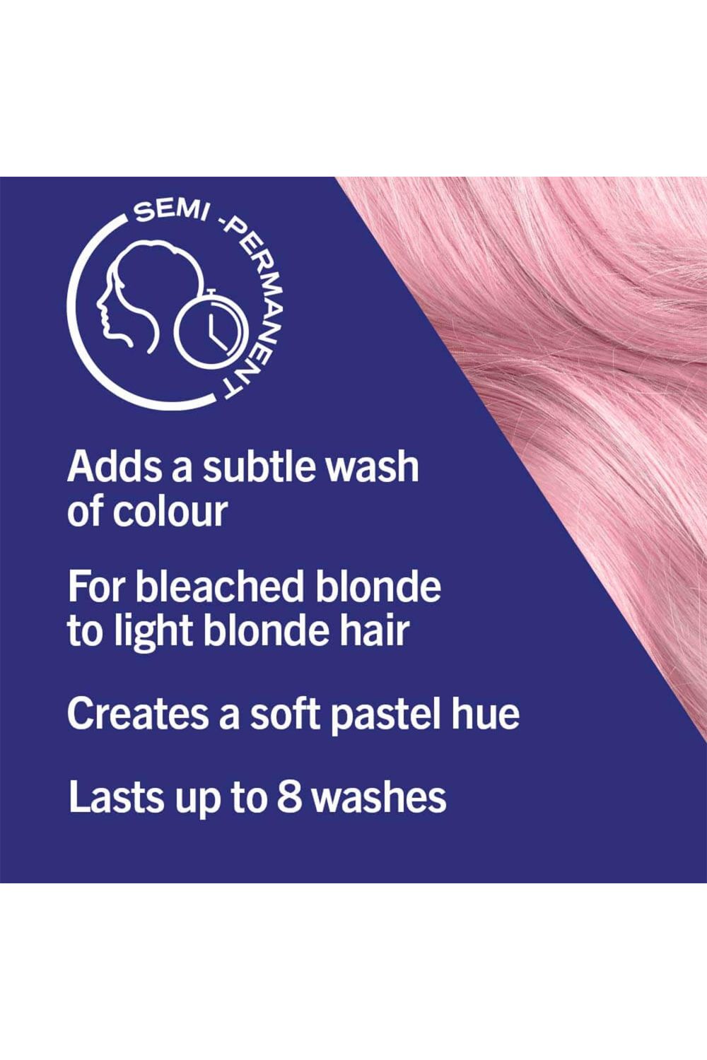 Schwarzkopf Live Ultra Brights 'Hair Dye' P123 Rose Gold 3 Pack image 5