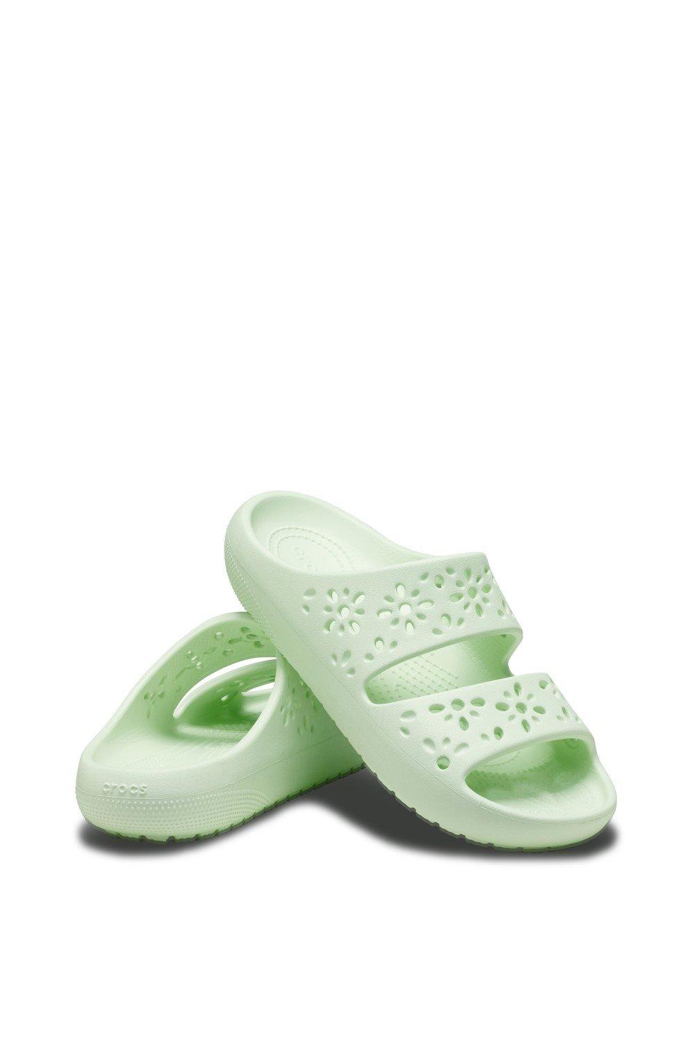 Crocs Classic Floral Cut Out Sandal image 3